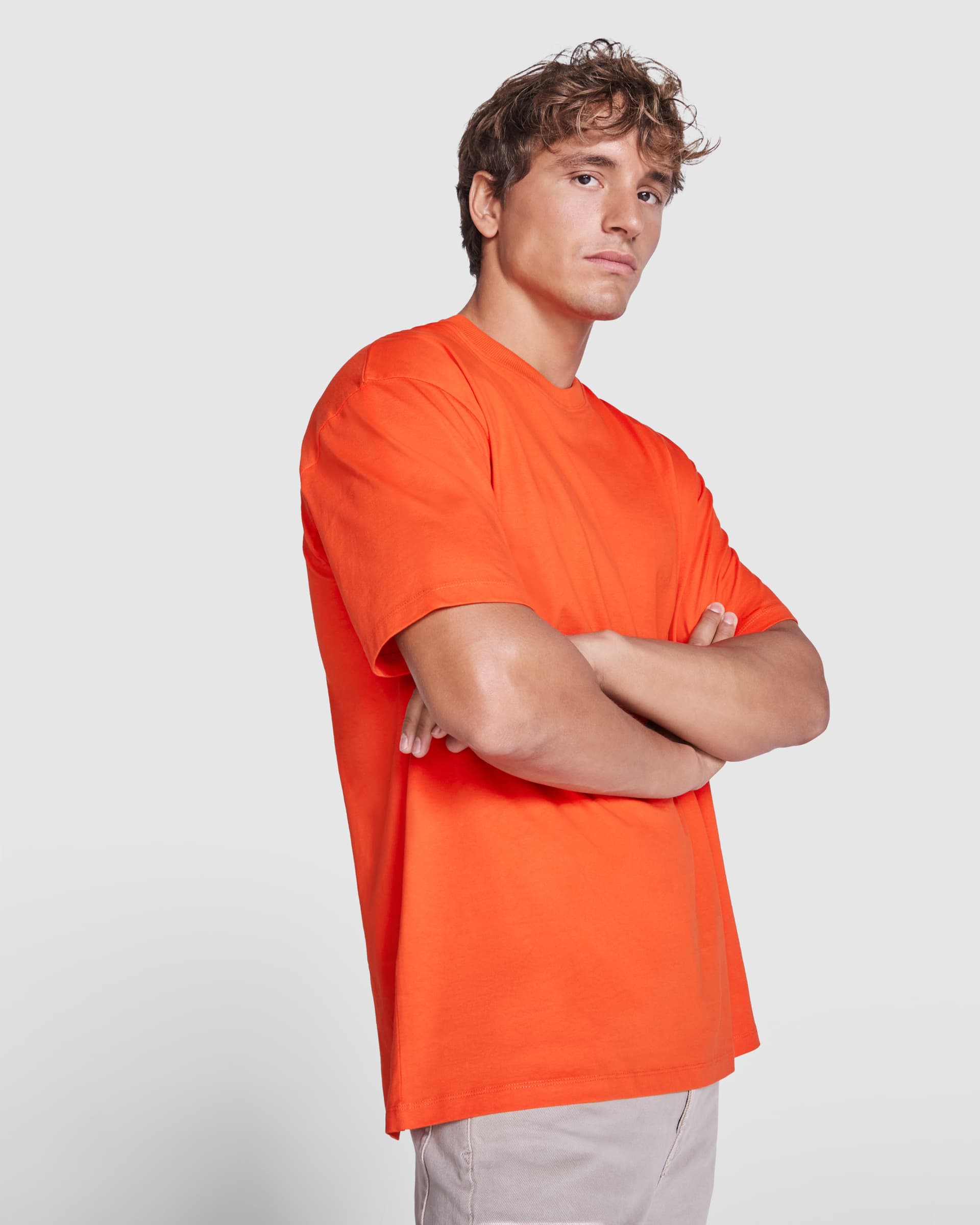 Camiseta de Manga Corta Oversize 100% Algodón para Hombre y Mujer