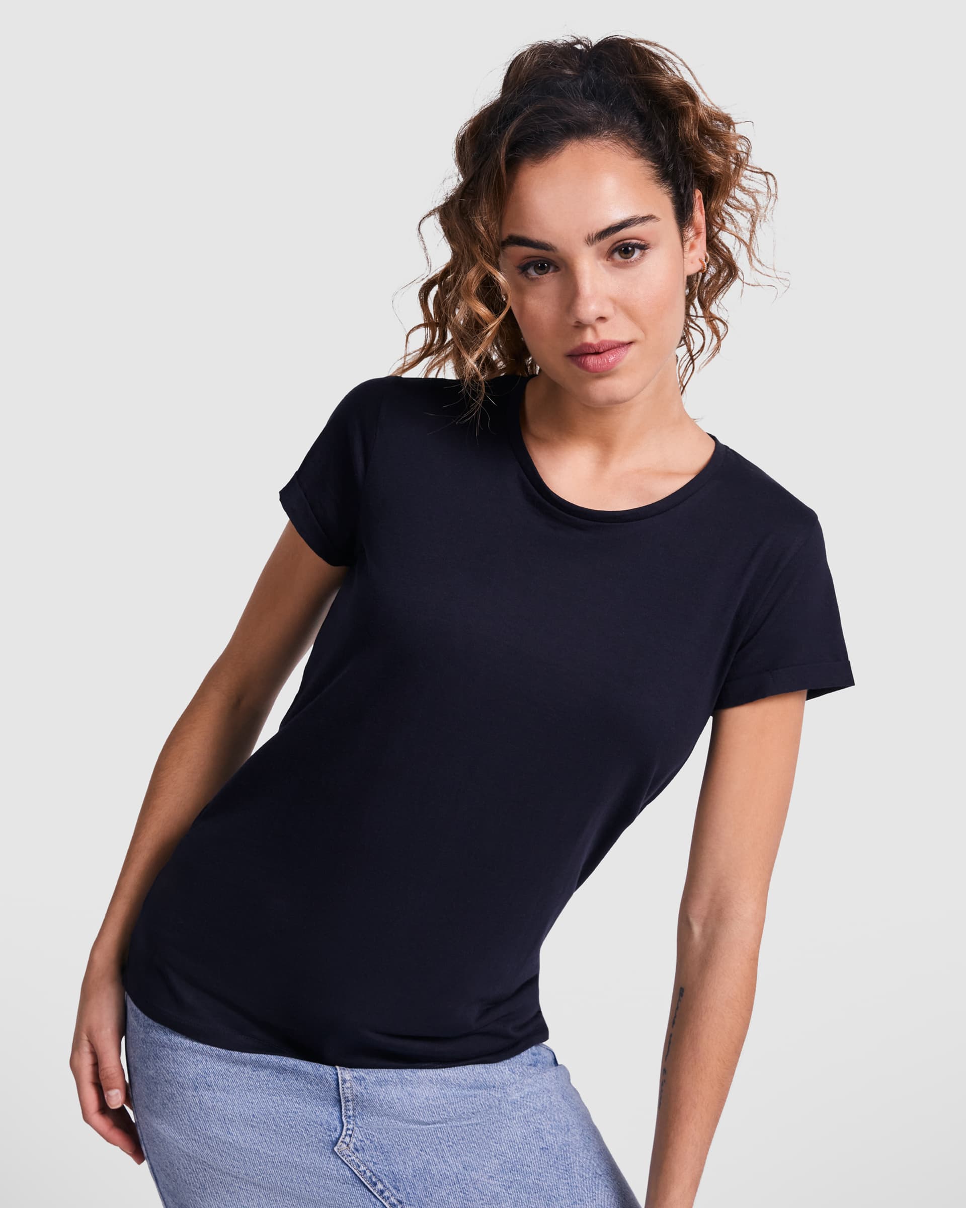 Camiseta de Manga Corta Holgada 100% Algodón para Uso Diario