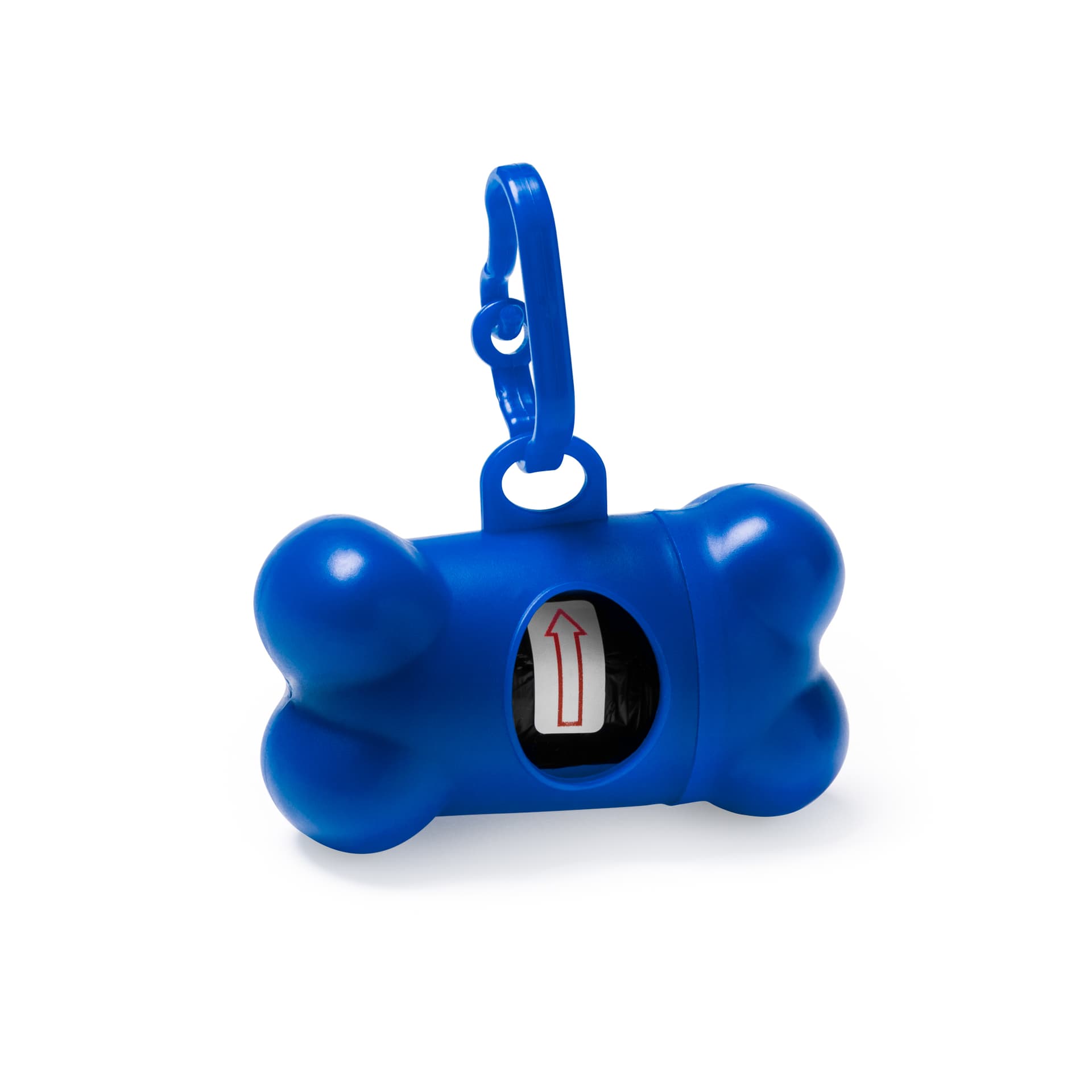 Dispensador de bolsas para mascotas con mosquetón y 15 bolsas