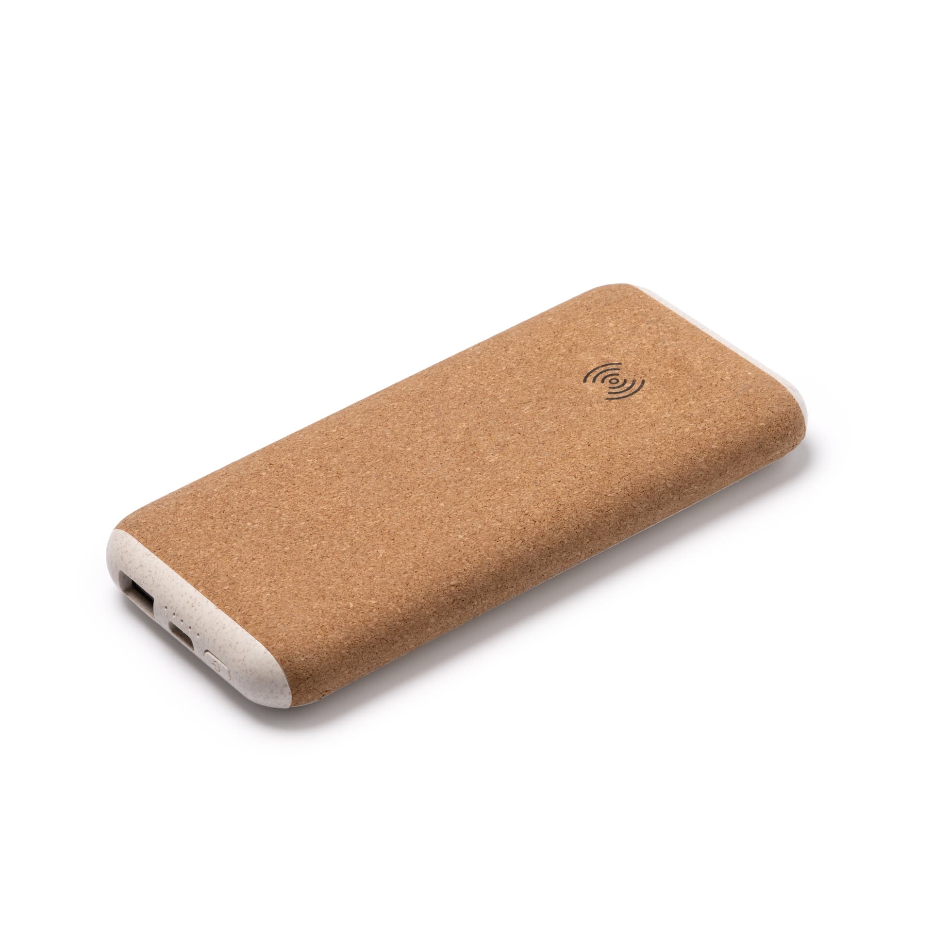 Batería externa ecológica de corcho y fibra de trigo 10,000 mAh