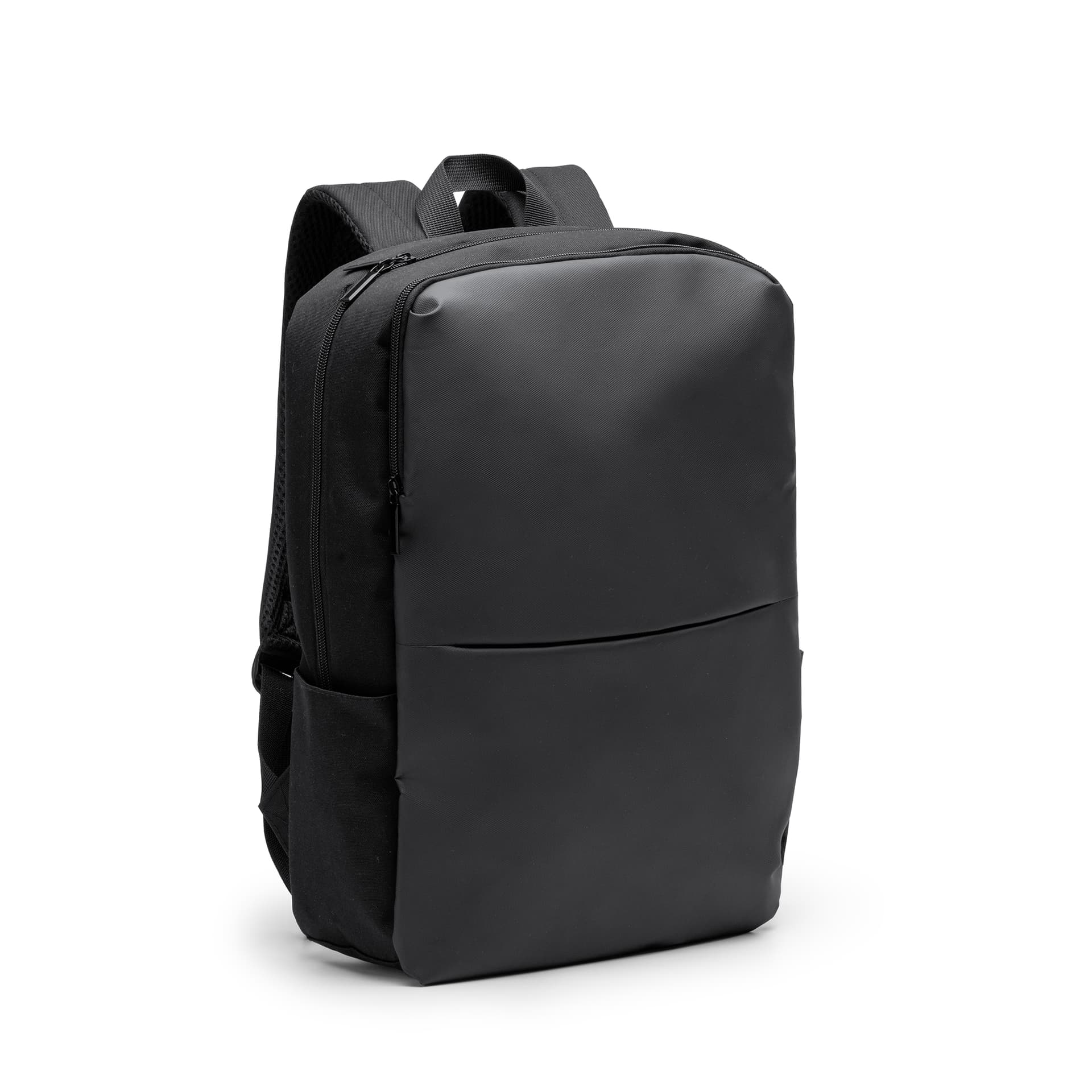 Mochila de escritura personalizada en PU Leather y RPET 600D