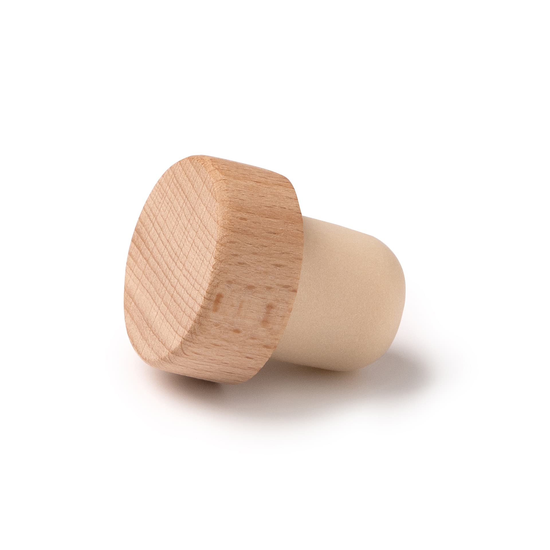 Tapón de madera para botellas de vino, elegante y funcional