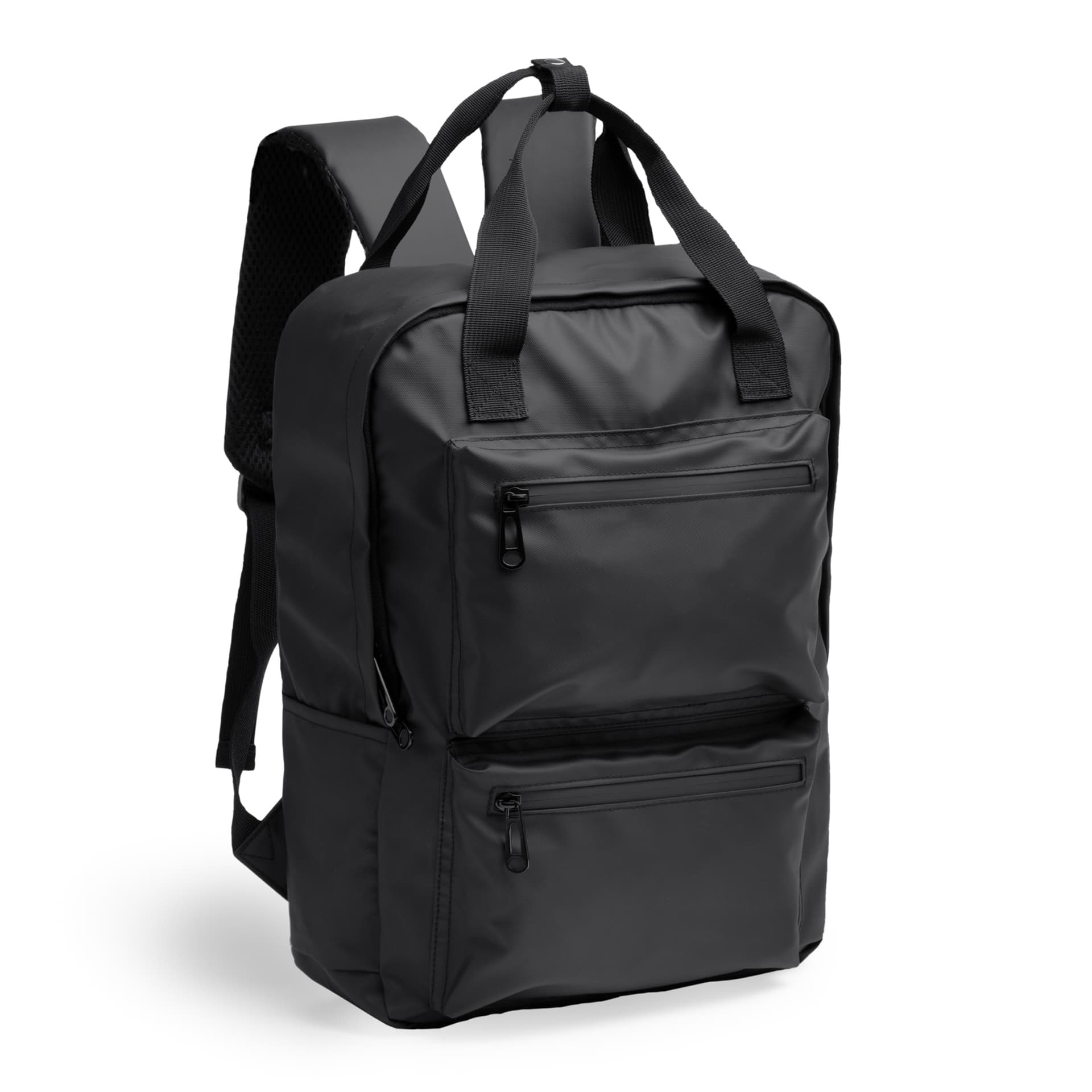 Mochila de PU Leather con Compartimento para Laptop y Estilo Elegante