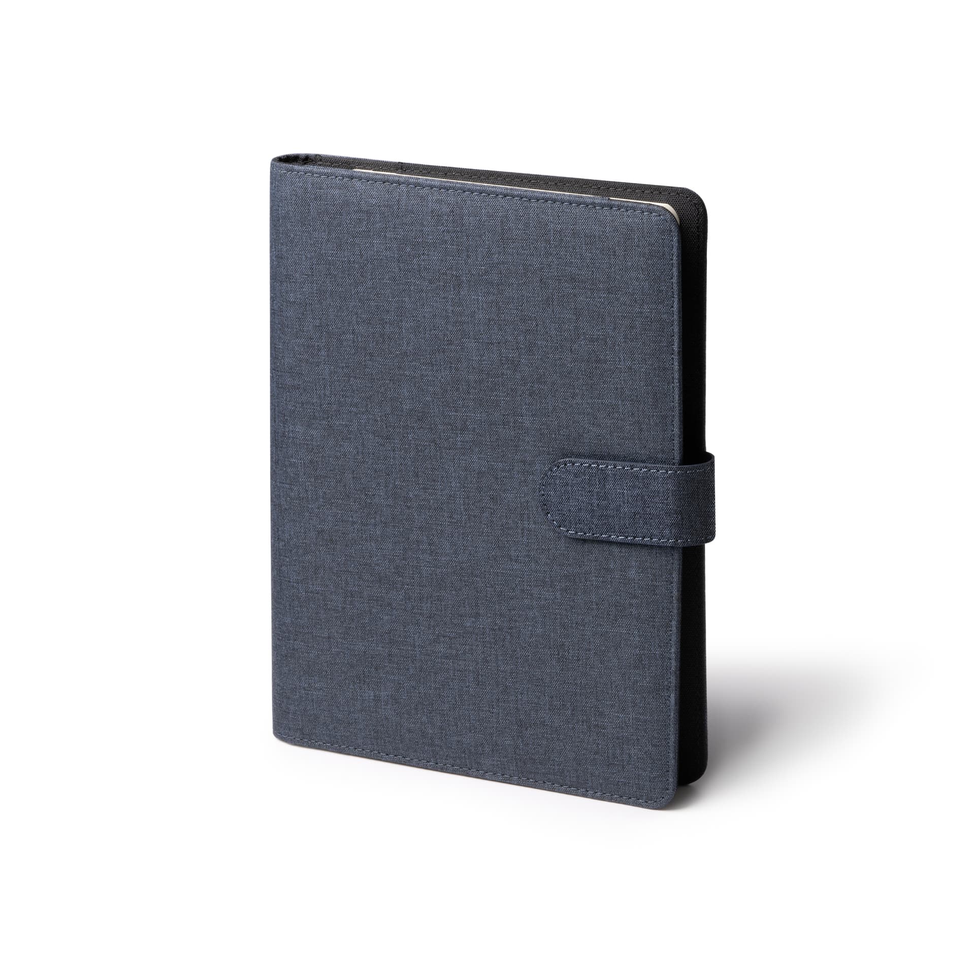 Carpeta multiusos A5 RPET con bloc de notas y cierre magnético