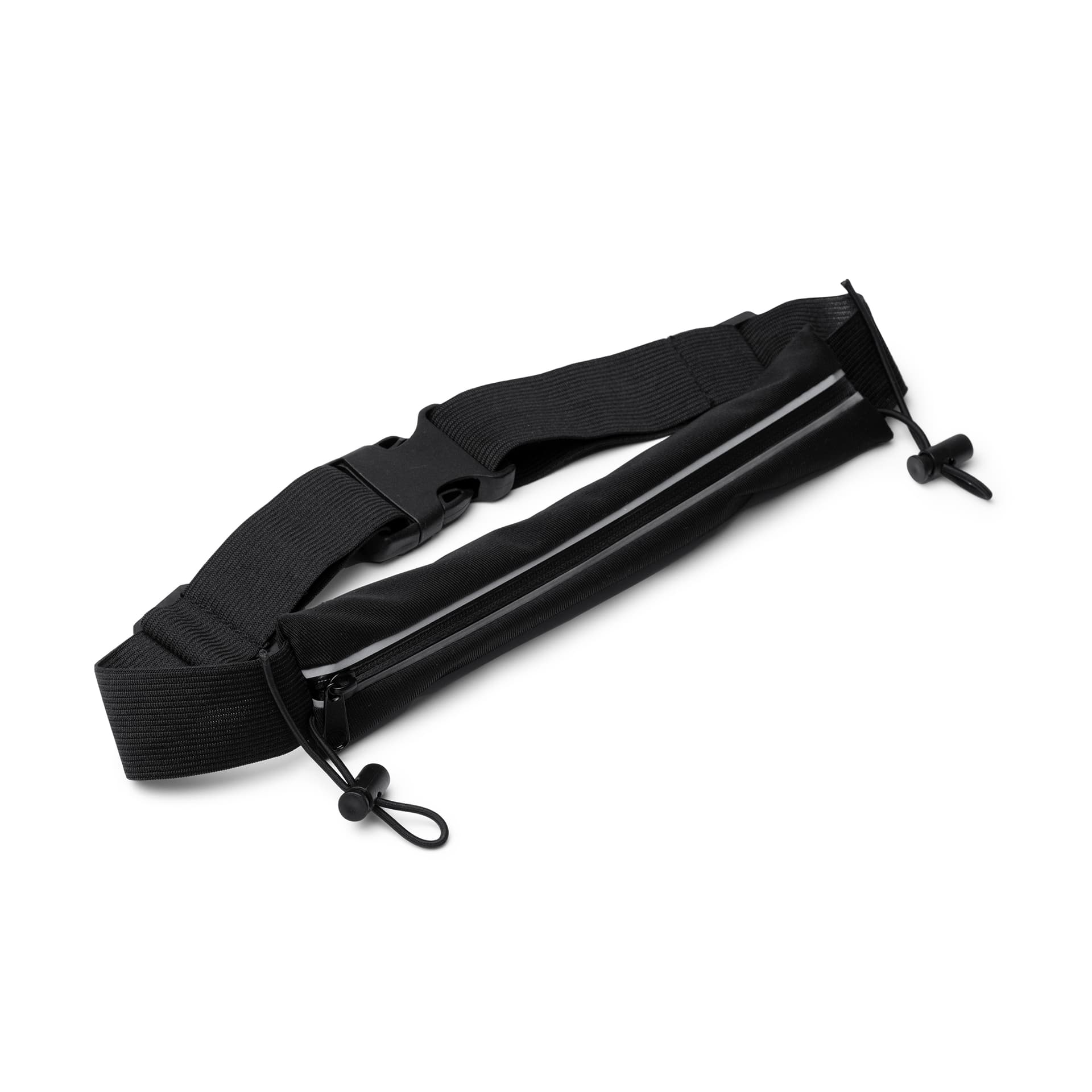 Riñonera portadorsal impermeable con banda reflectante y elástico