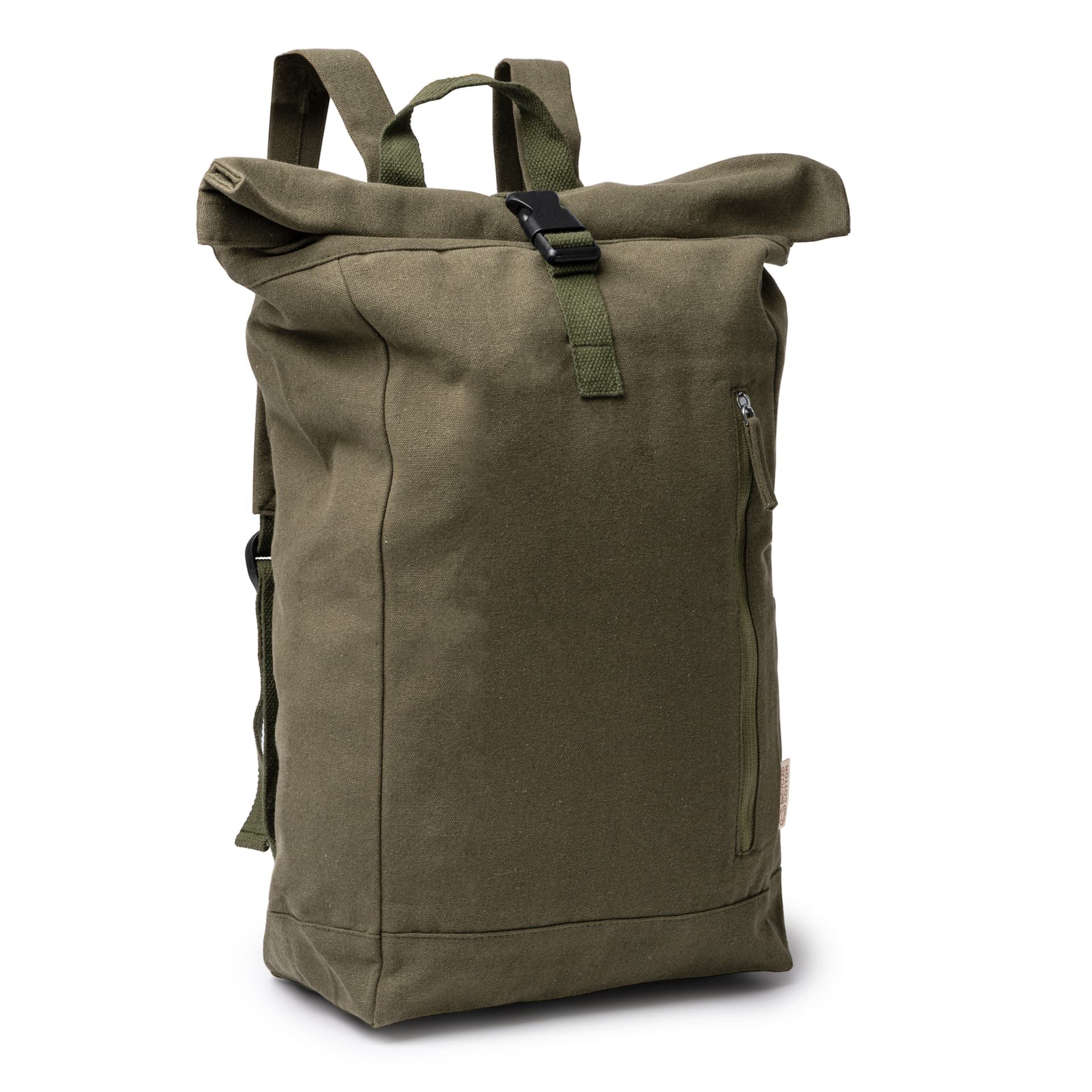 Mochila de algodón reciclado 25L con compartimento extensible
