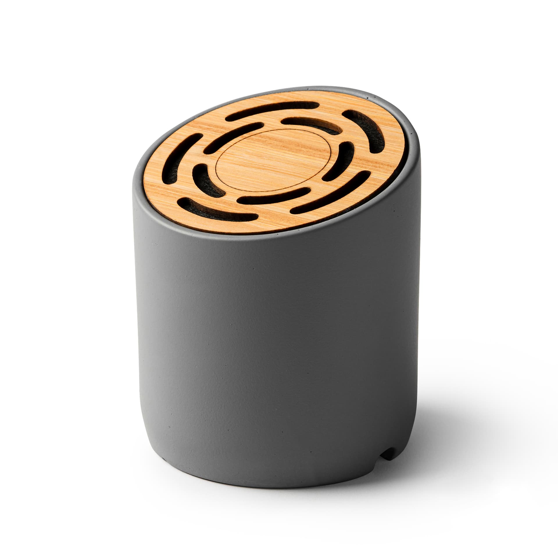 Altavoz inalámbrico de cemento y bambú con Bluetooth 5.0