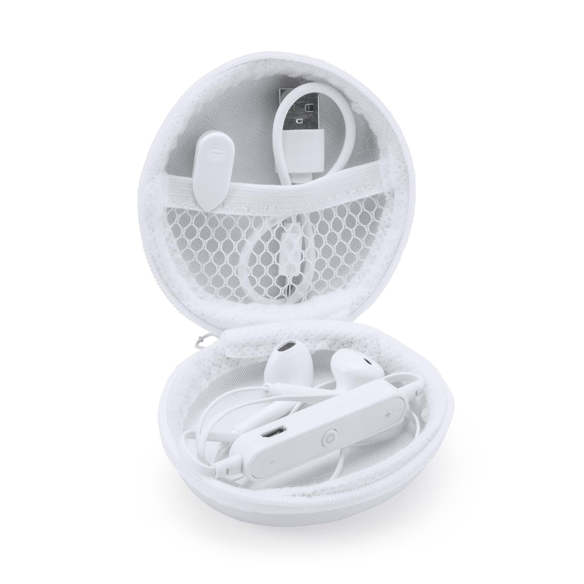 Auriculares inalámbricos Bluetooth con estuche y sonido estéreo