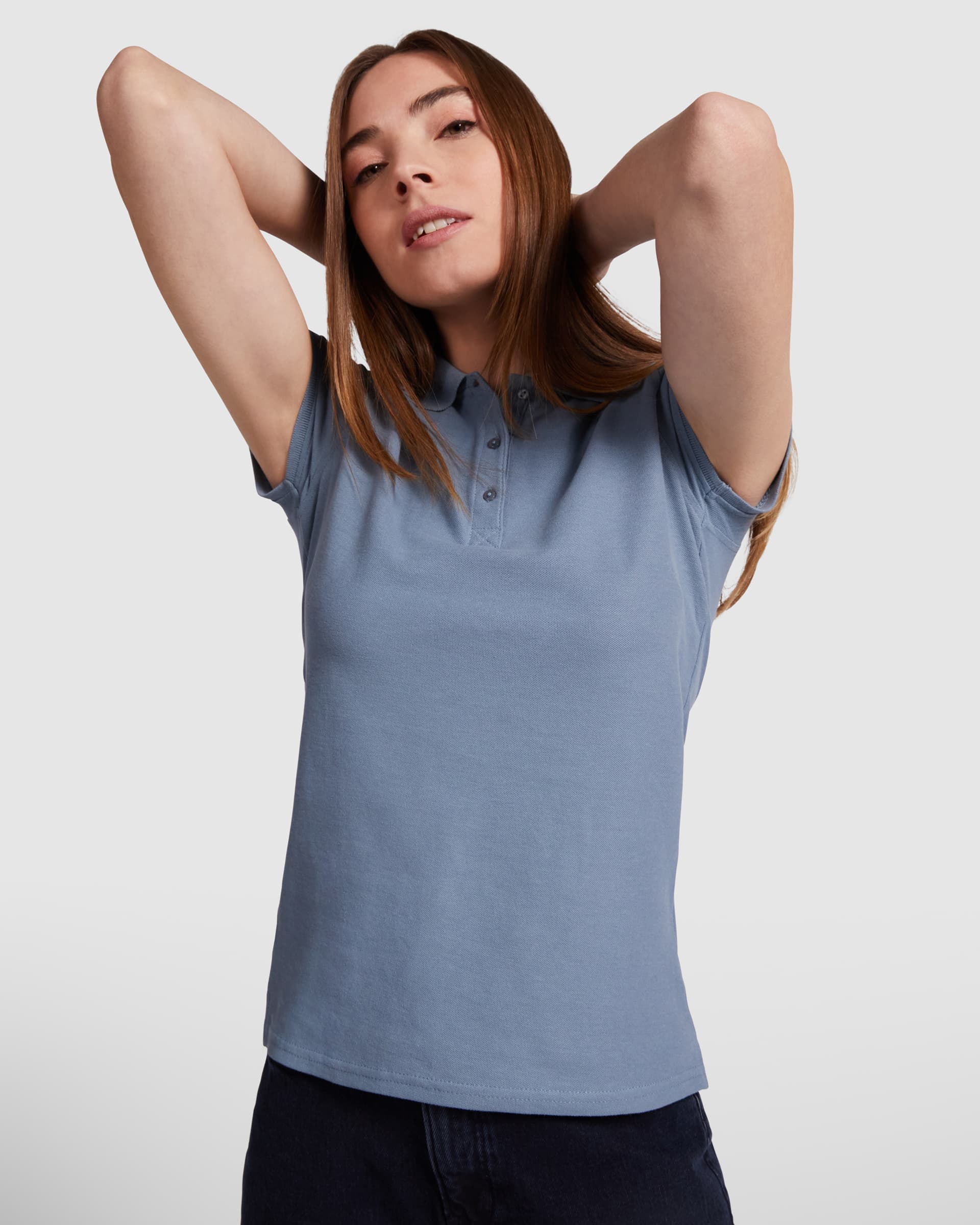 Polo de mujer de manga corta 100% algodón