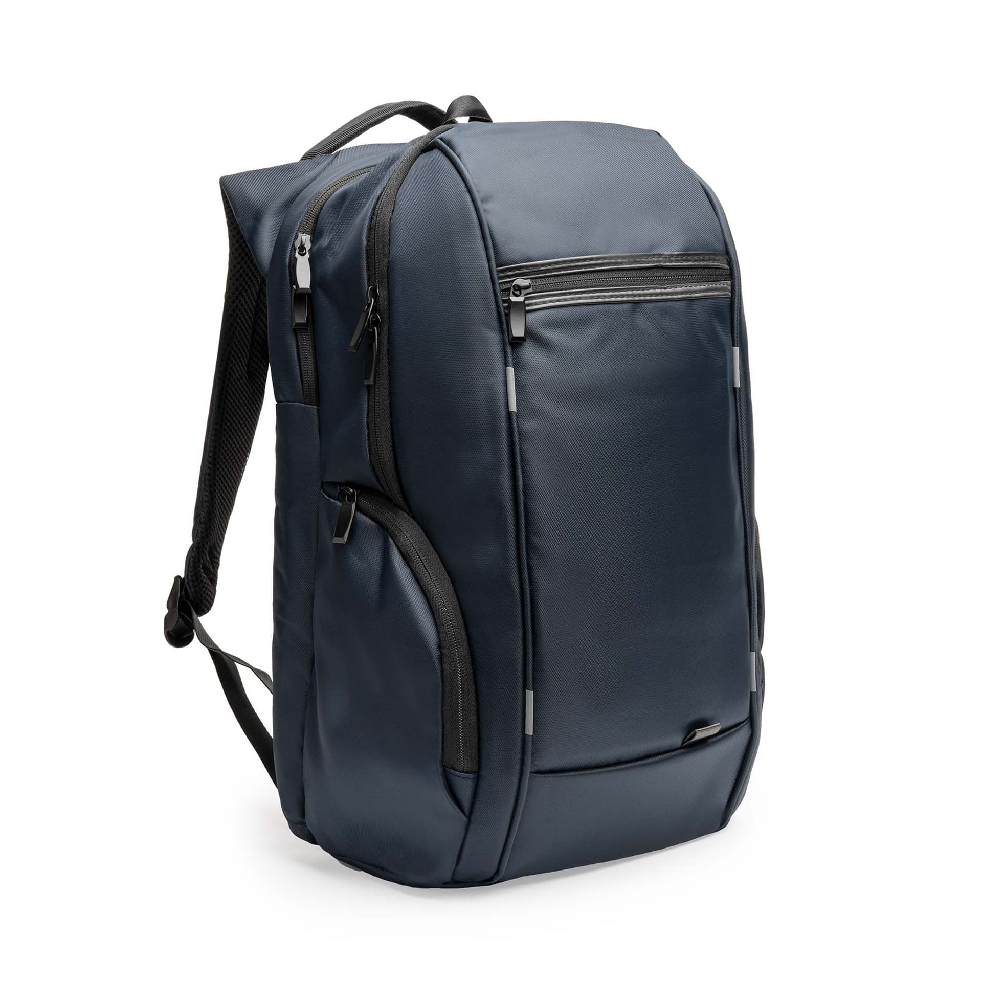Mochila de nylon con carga USB y compartimentos organizadores