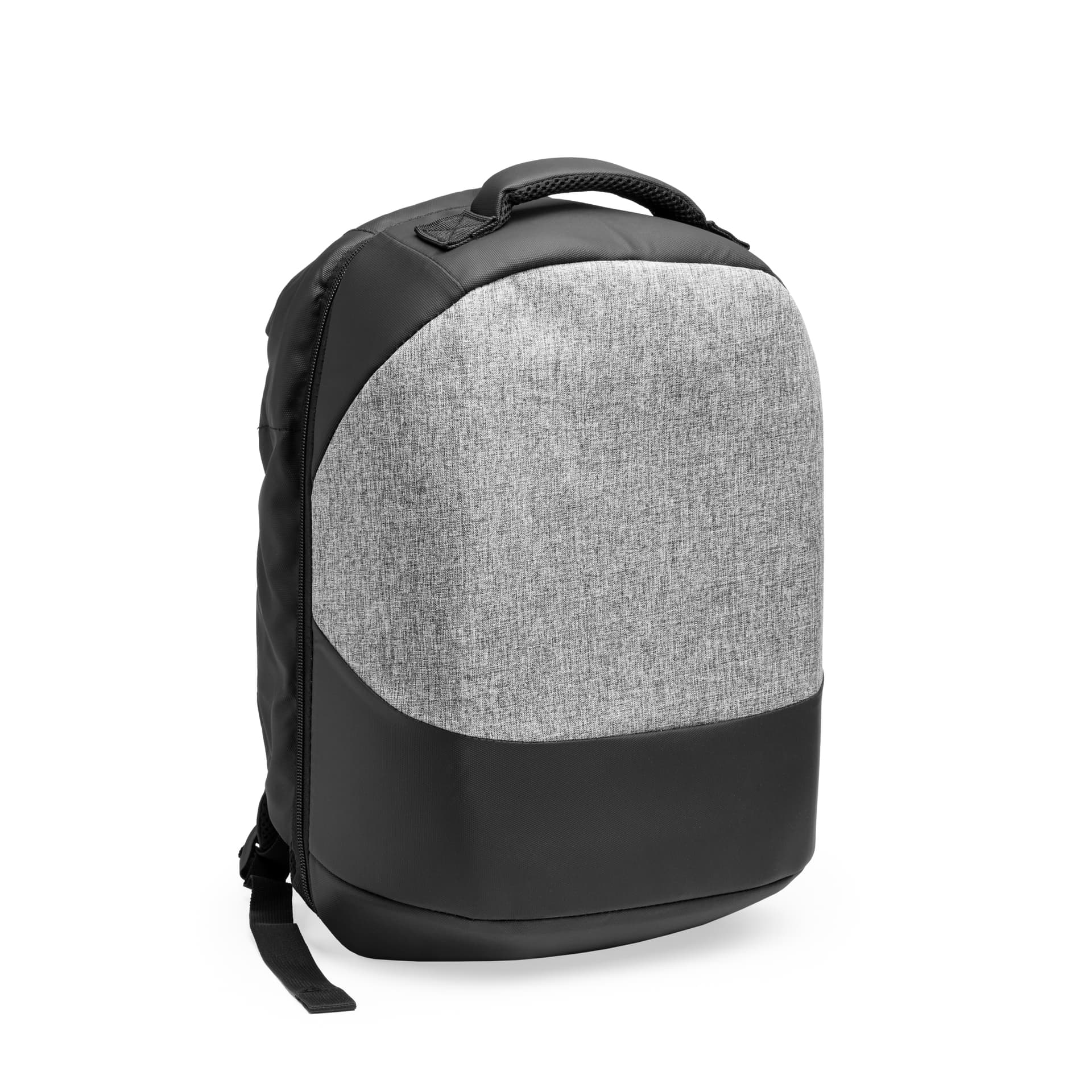 Mochila antirrobo de nylon con carga USB y compartimento acolchado