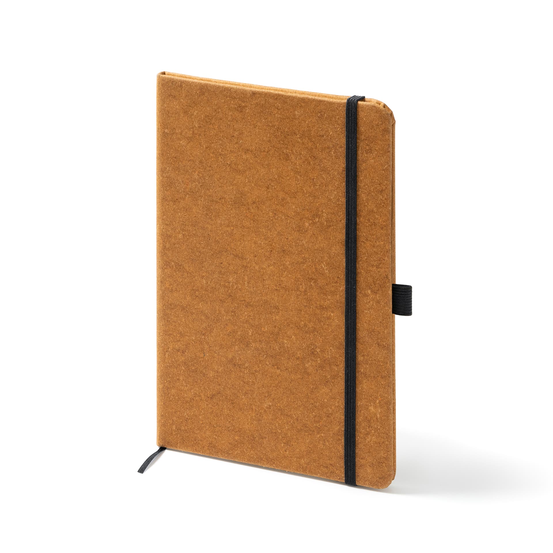 Bloc de notas A5 de piel reciclada, elegante y sostenible