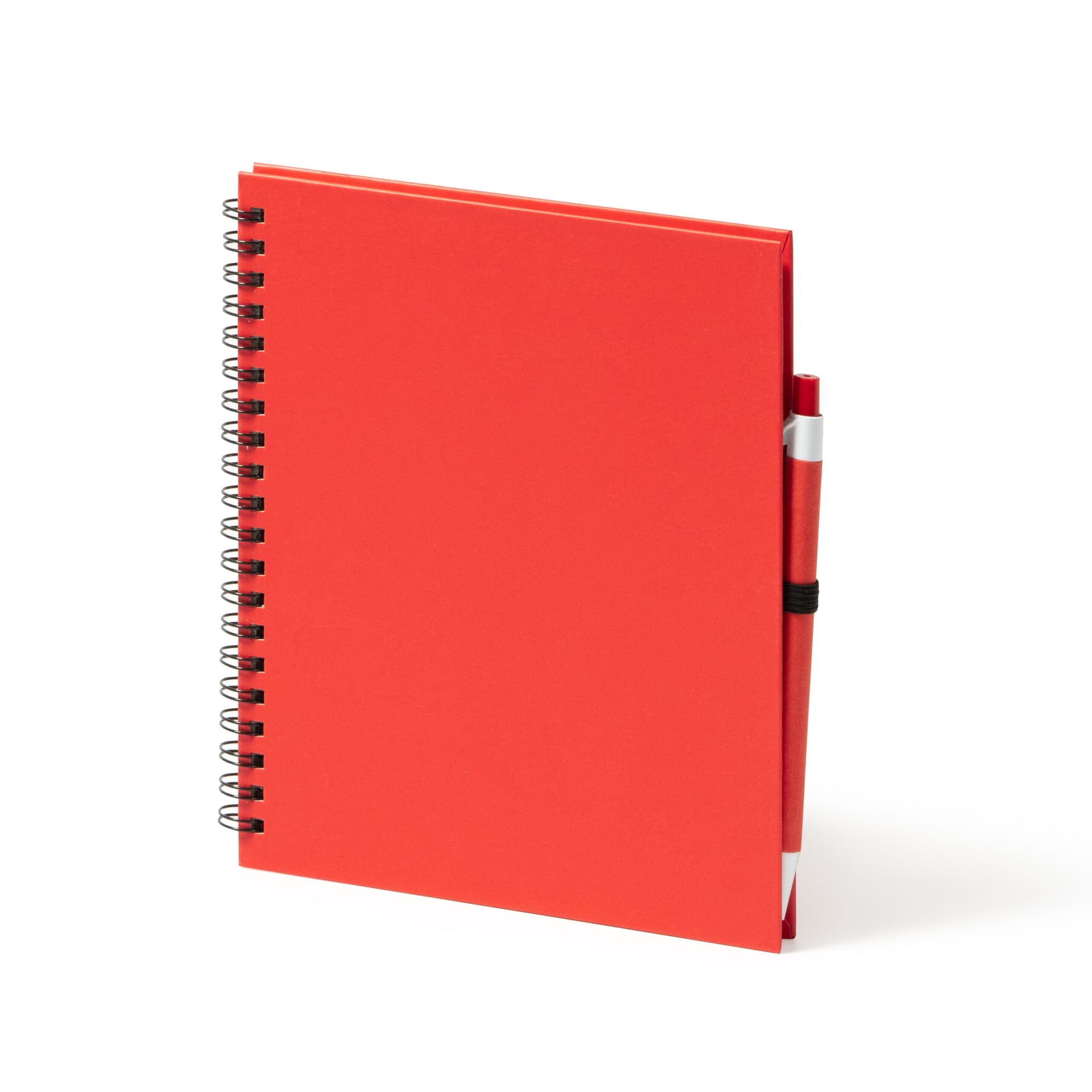 Libreta con espiral personalizada y bolígrafo ecológico