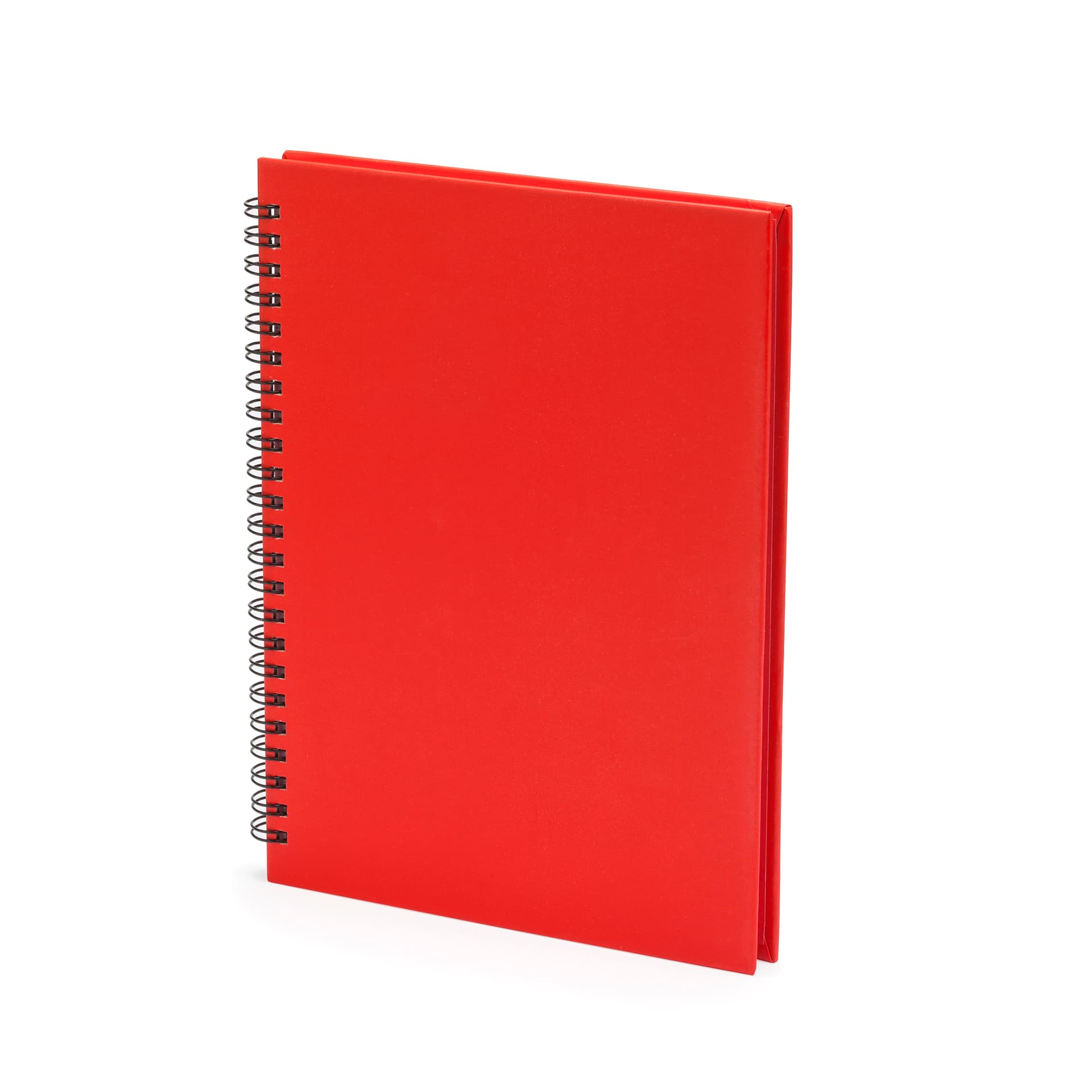 Libreta personalizada con espiral en cartón reciclado y hojas rayadas
