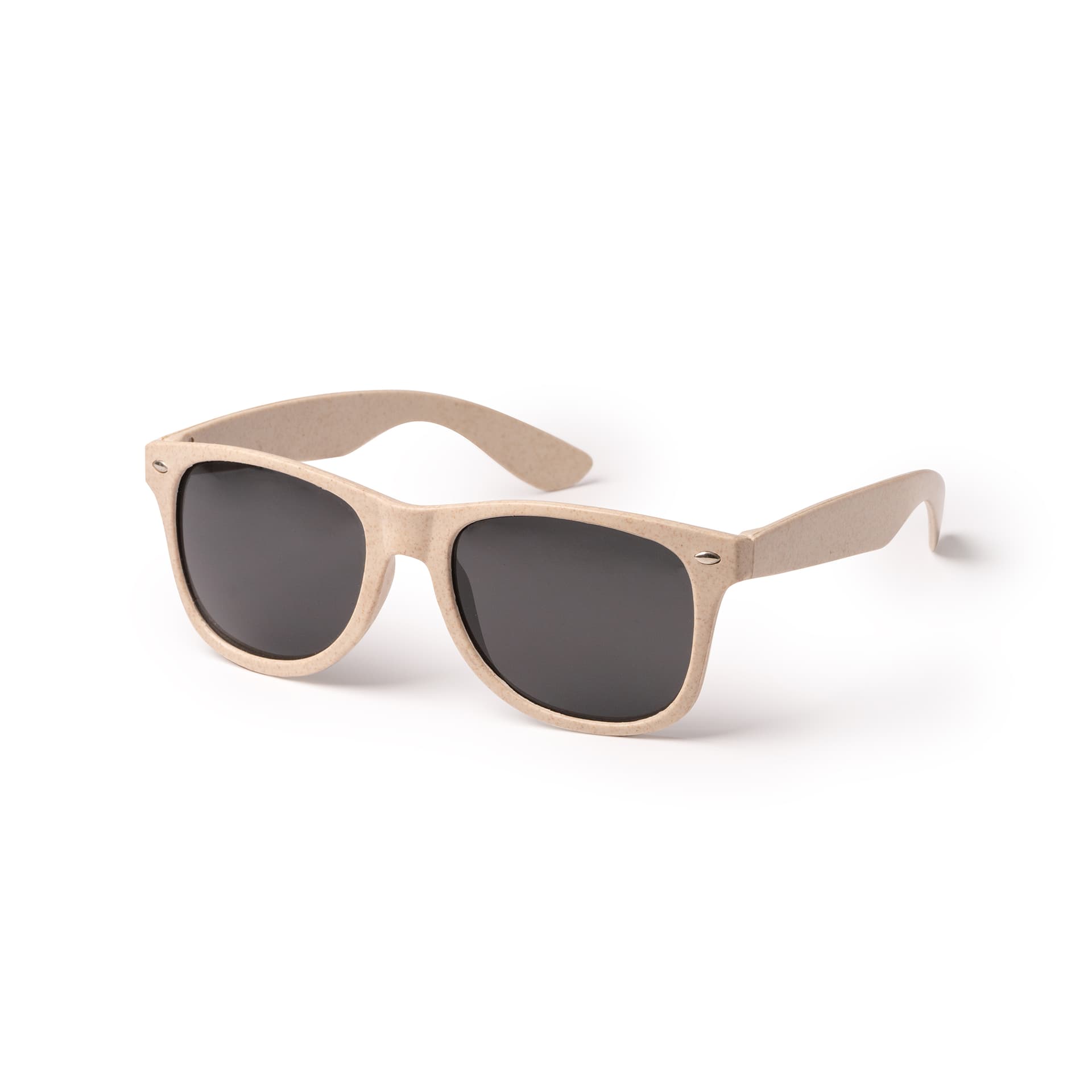 Gafas de sol de fibra de trigo con protección UV400 y diseño clásico