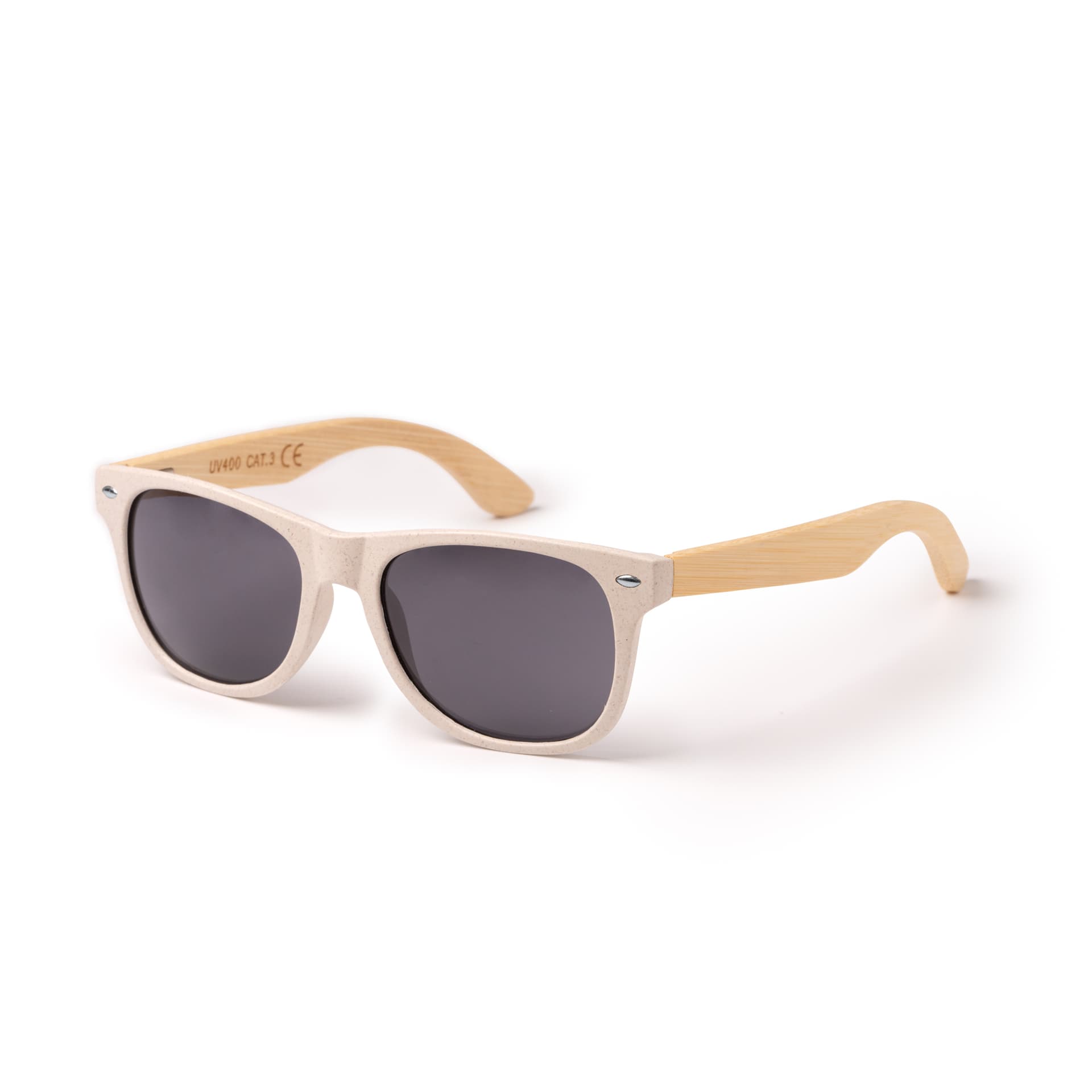 Gafas de sol ecológicas con montura de fibra de trigo y bambú