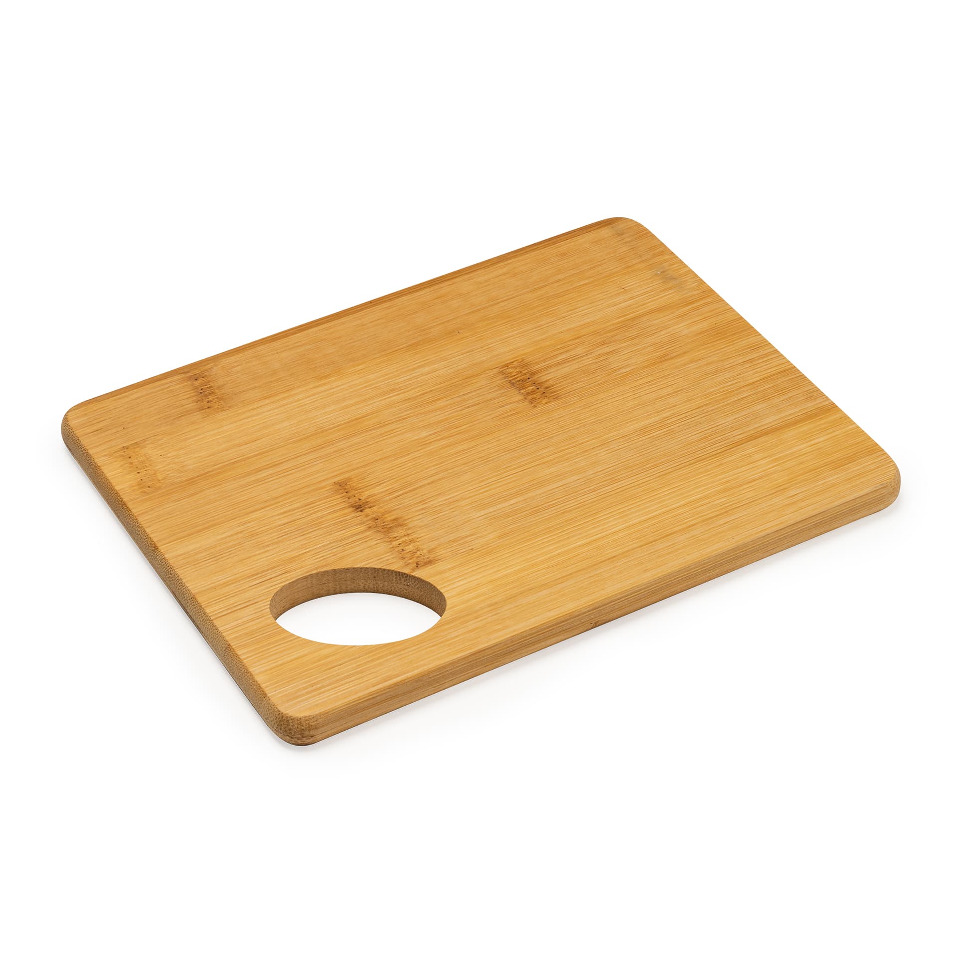 Tabla de cortar de bambú natural para cocina y eventos