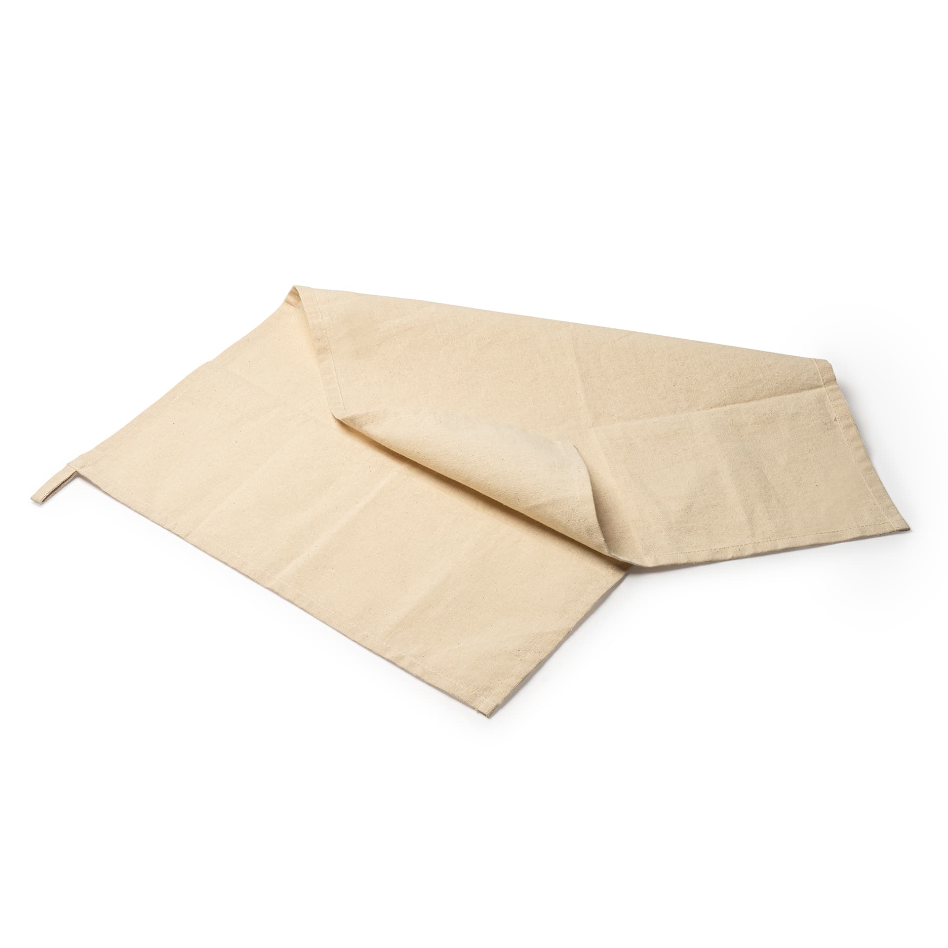 Paño de cocina 100% algodón Fairtrade con cinta para colgar