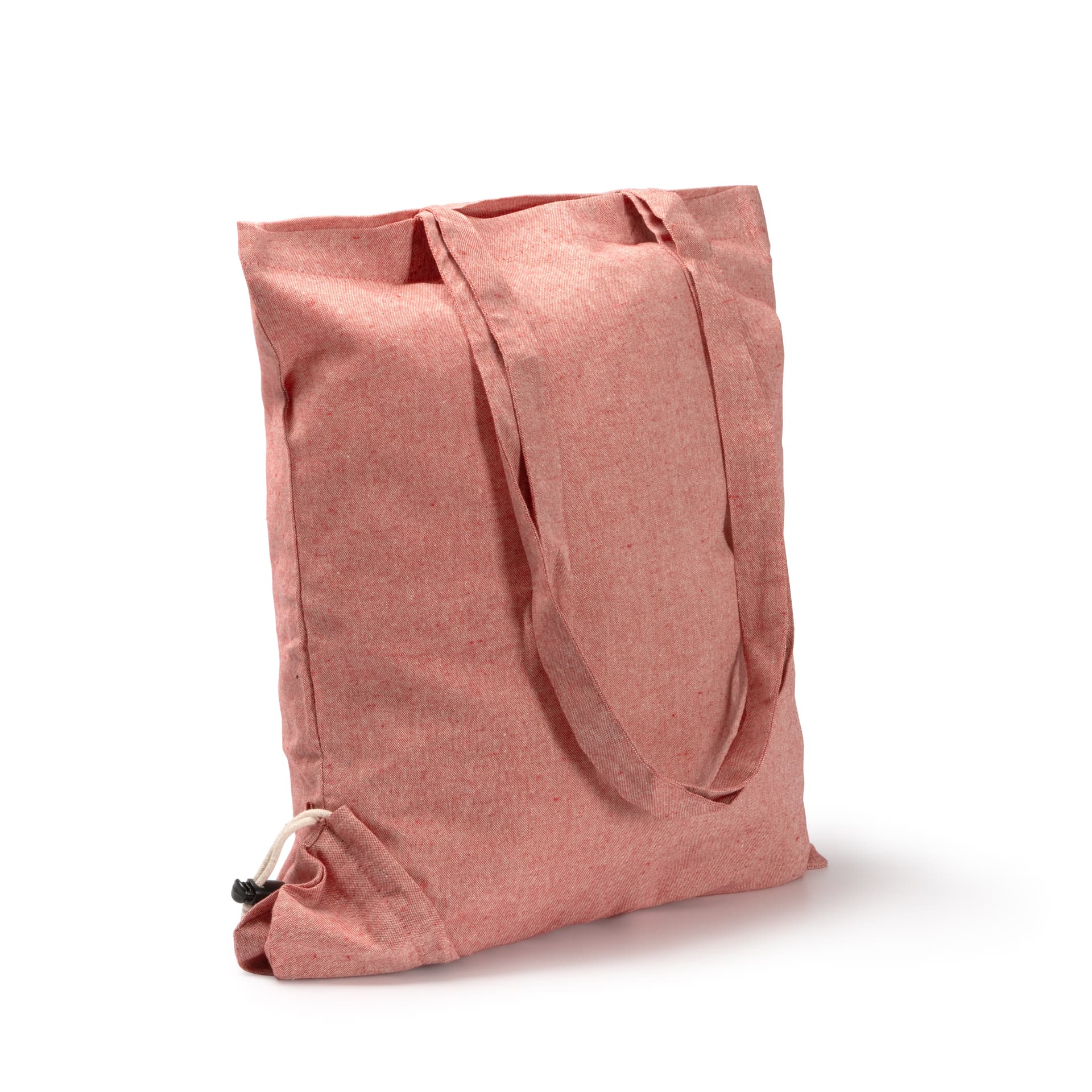 Mochila Plegable de Algodón Reciclado con Asas Largas
