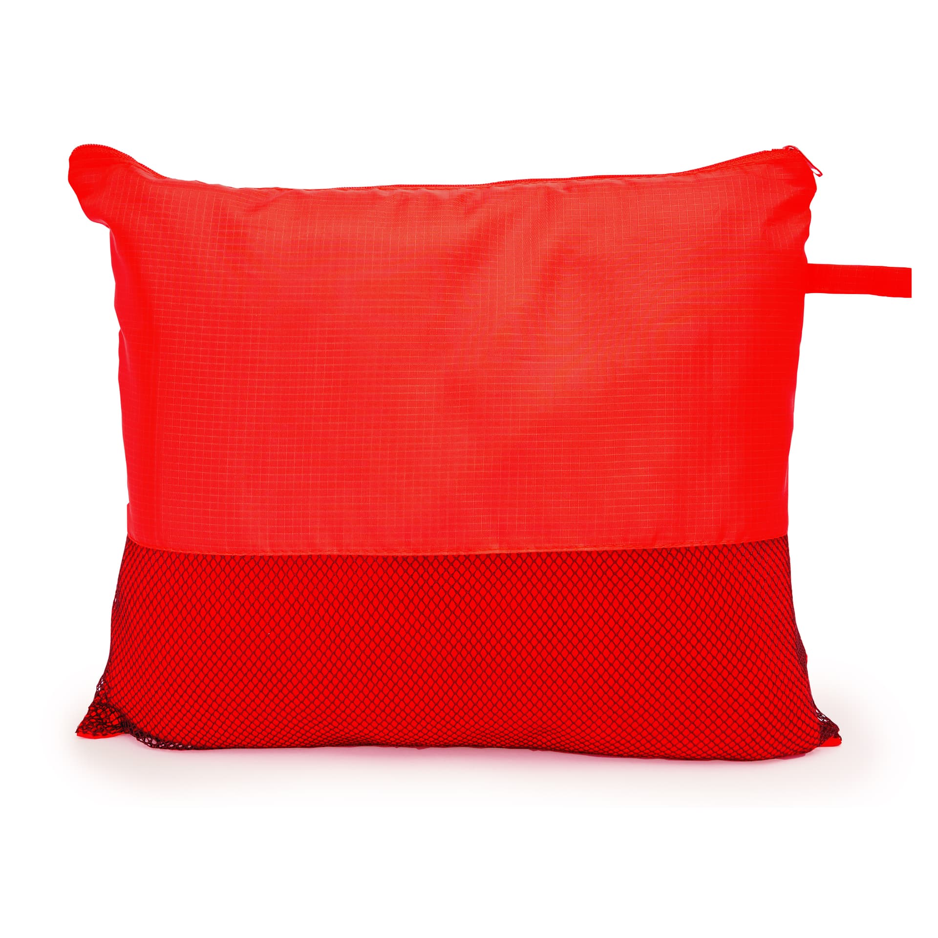 Manta de forro polar 200 g/m² con funda de poliéster y cremallera
