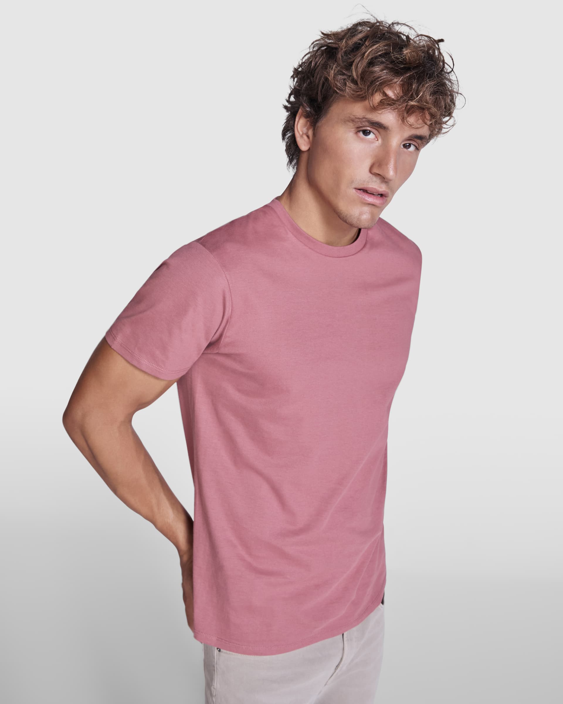 Camiseta tubular de manga corta en algodón orgánico