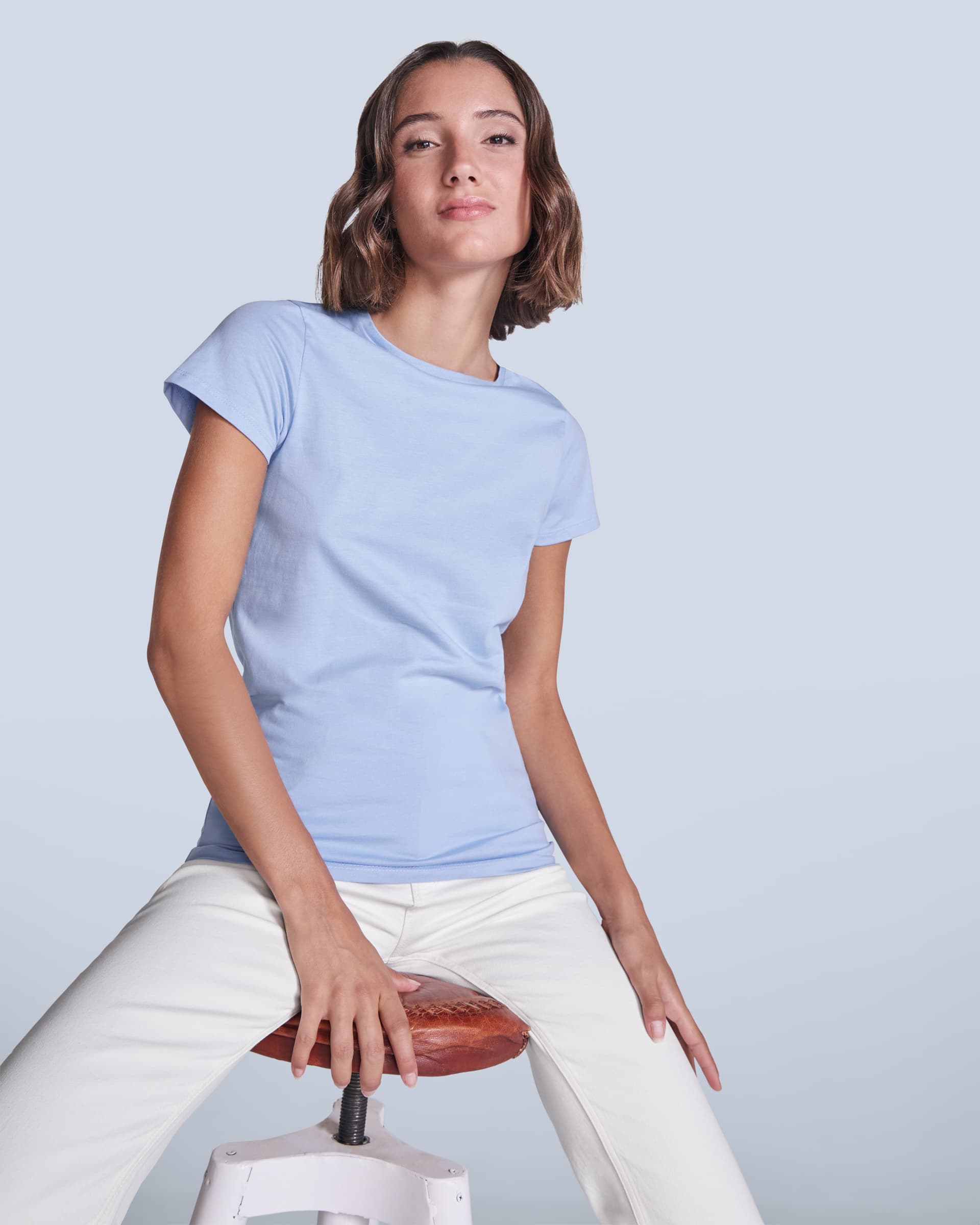 Camiseta entallada de mujer en algodón orgánico