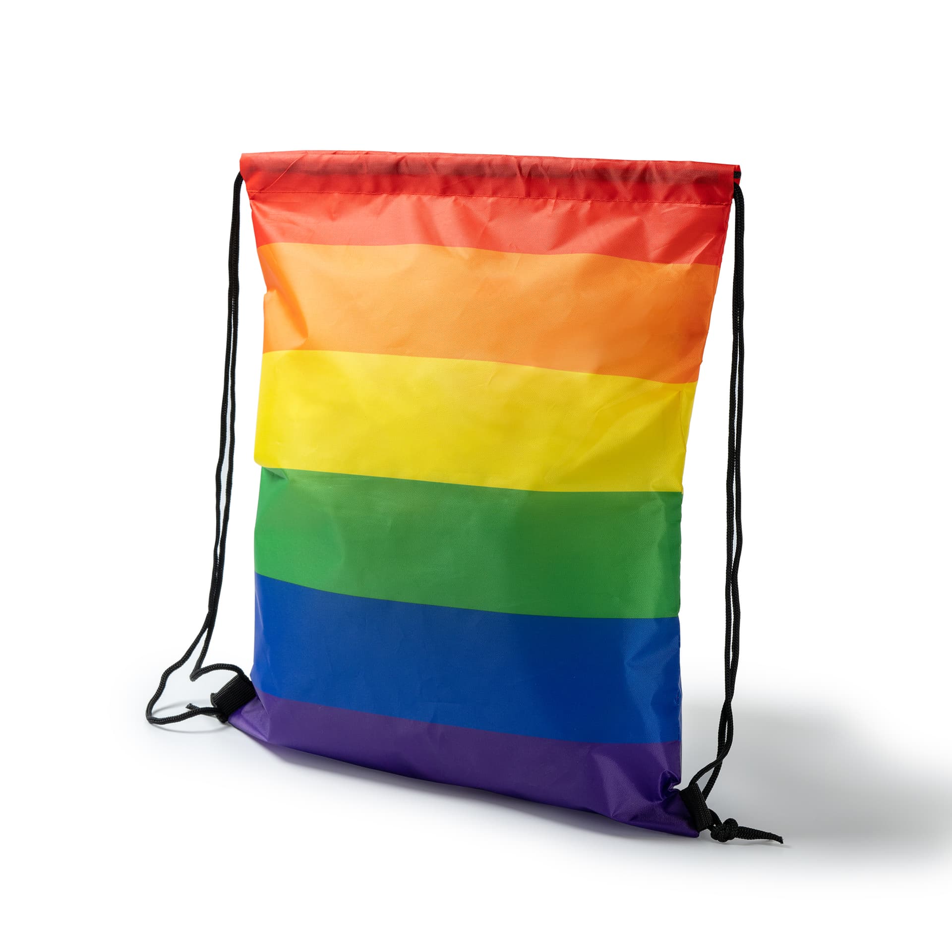 Mochila de cordones multicolor en poliéster 210D ligera y práctica