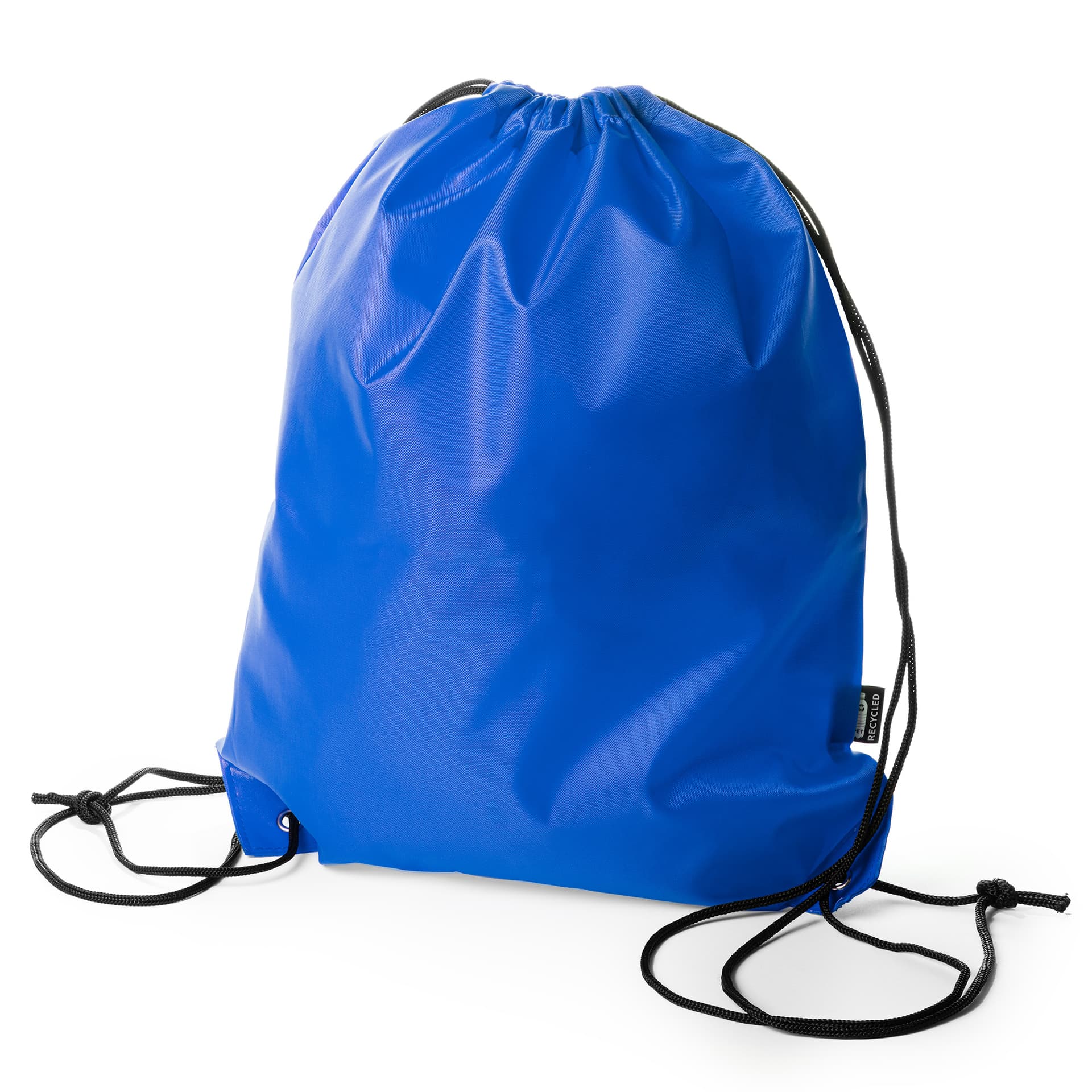 Mochila de cordones RPET personalizada, ligera y sostenible