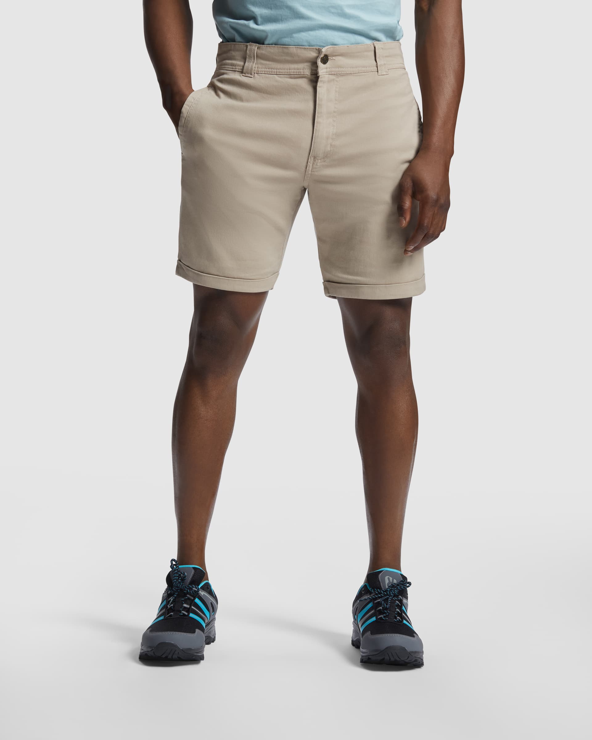 Pantalón corto de algodón y elastano para trabajo y ocio