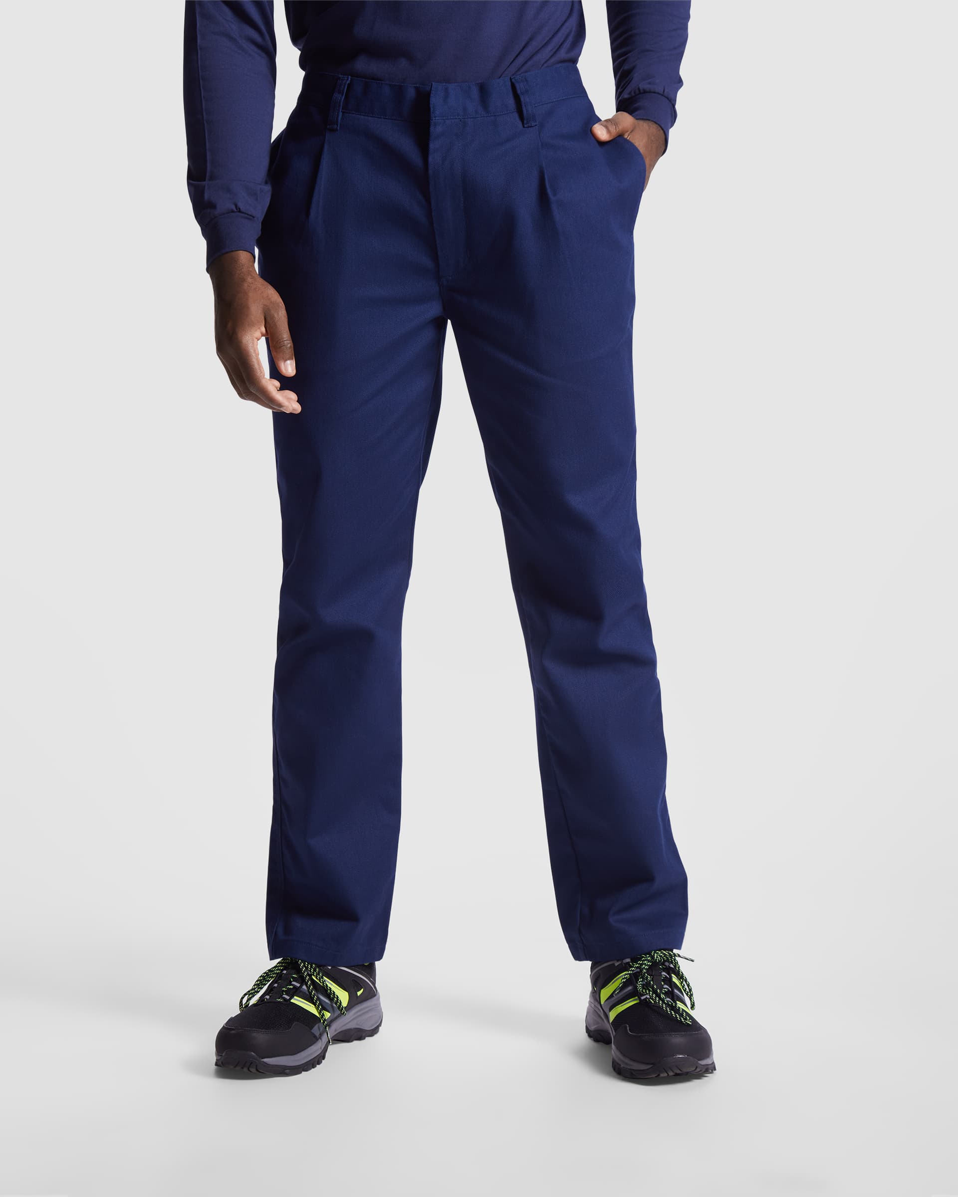 Pantalón largo ignífugo con bolsillo para soldadura y protección térmica