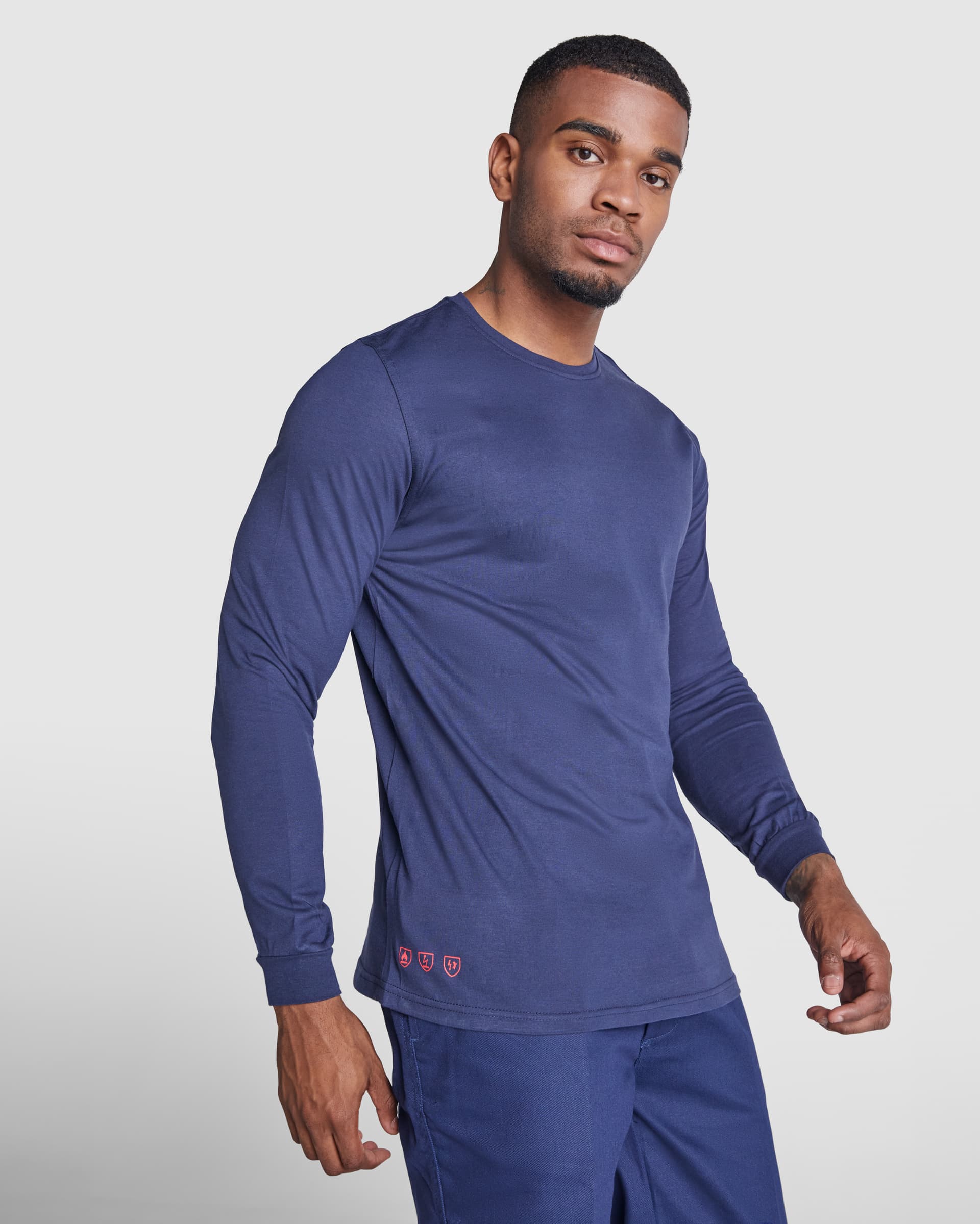 Camiseta de Manga Larga Ignífuga y Electroestática para Trabajo