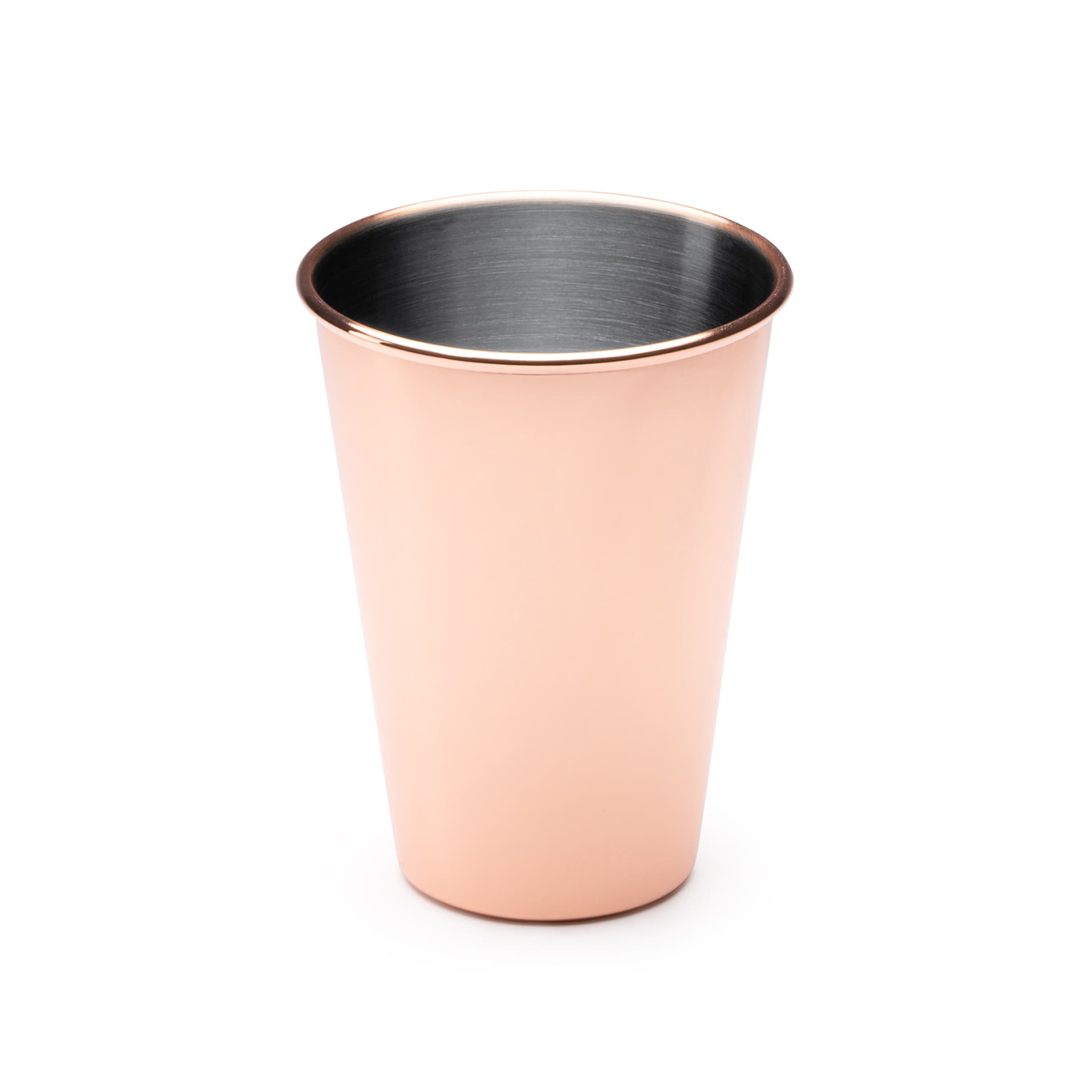 Vaso de acero inoxidable con recubrimiento de cobre 500 ml