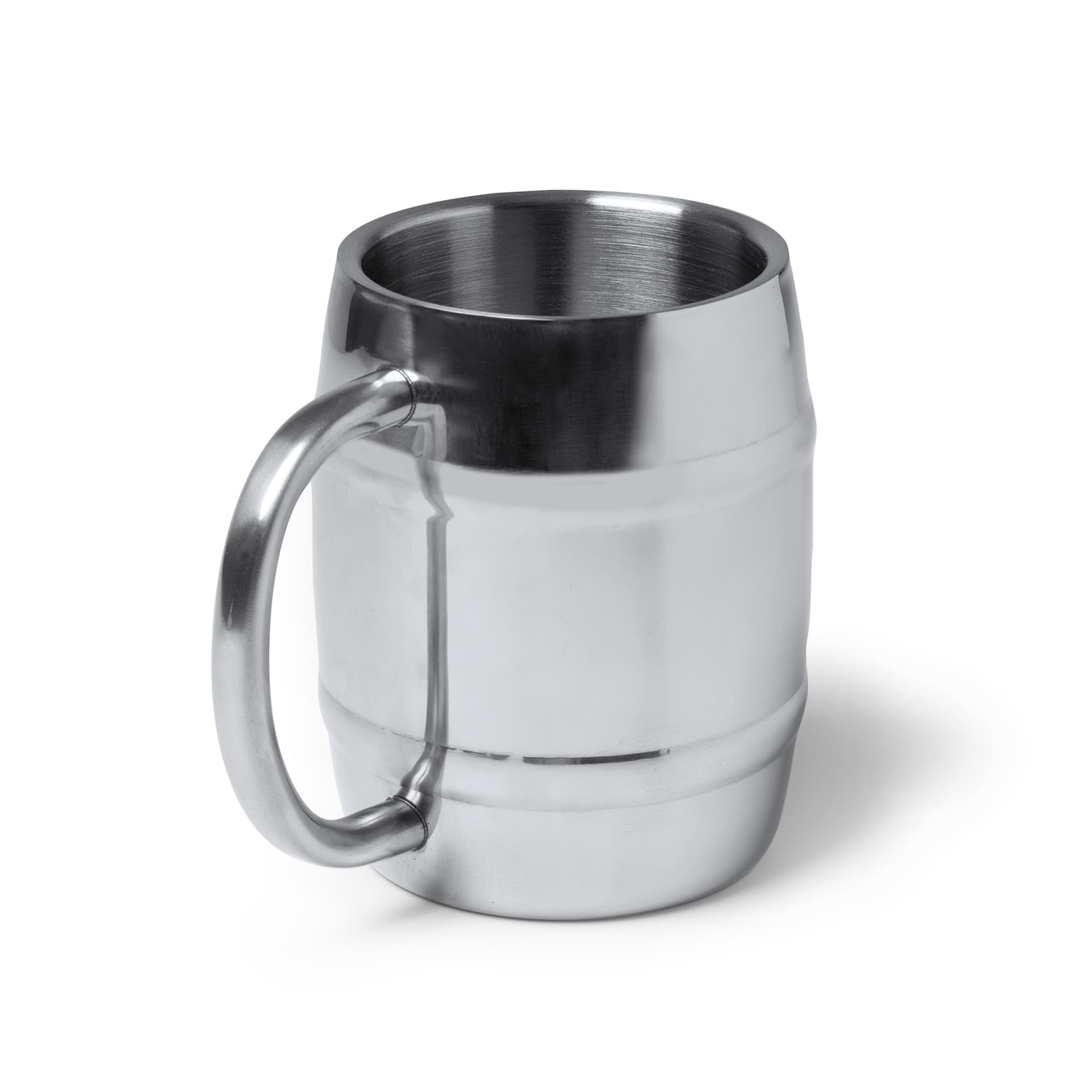 Jarra de acero inoxidable doble pared 420 ml para bebidas calientes y frías