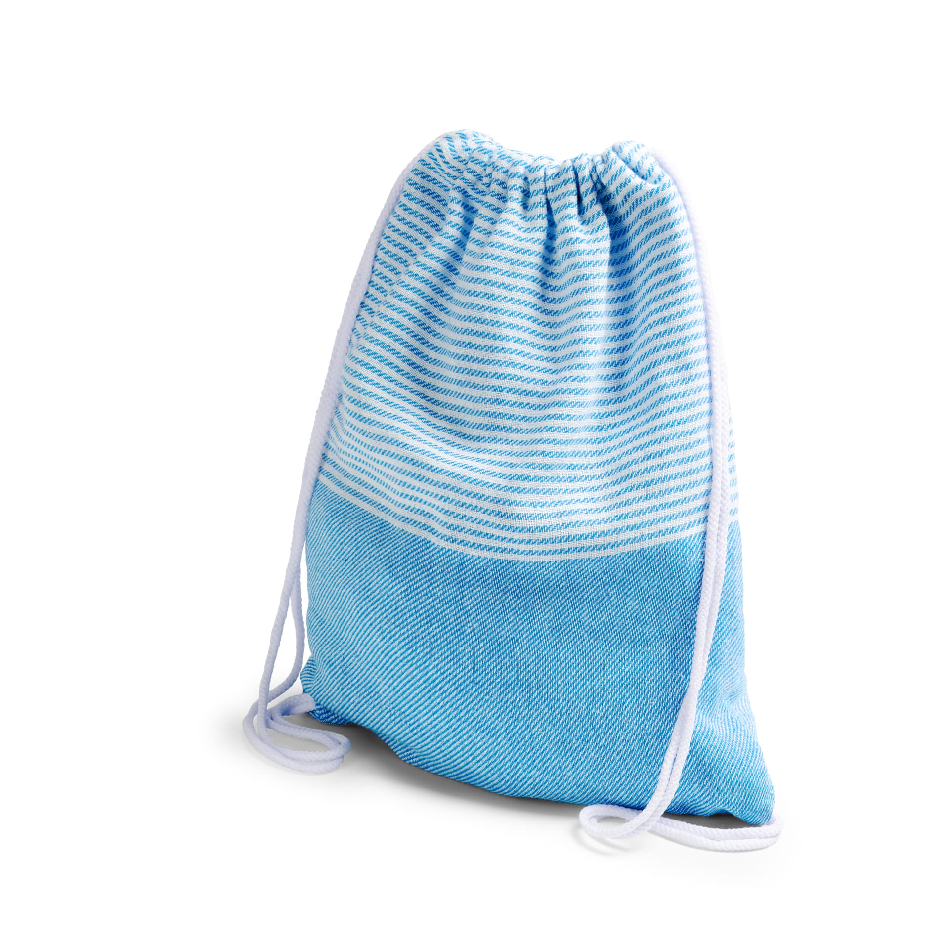 Mochila pareo ecológica de algodón reciclado con bolsillo convertible