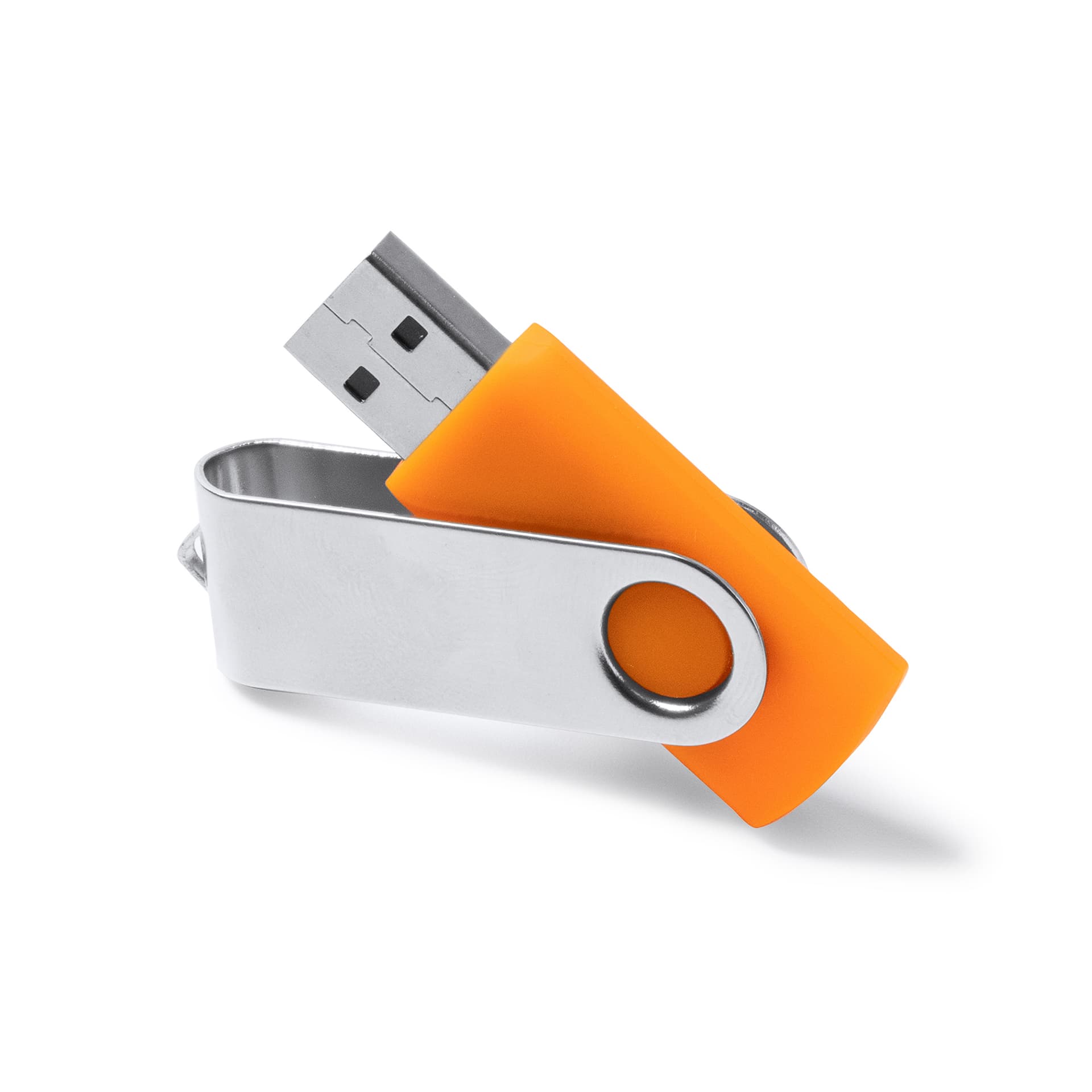 Memoria USB 2.0 con clip giratorio, 16GB y 32GB, ABS y metal