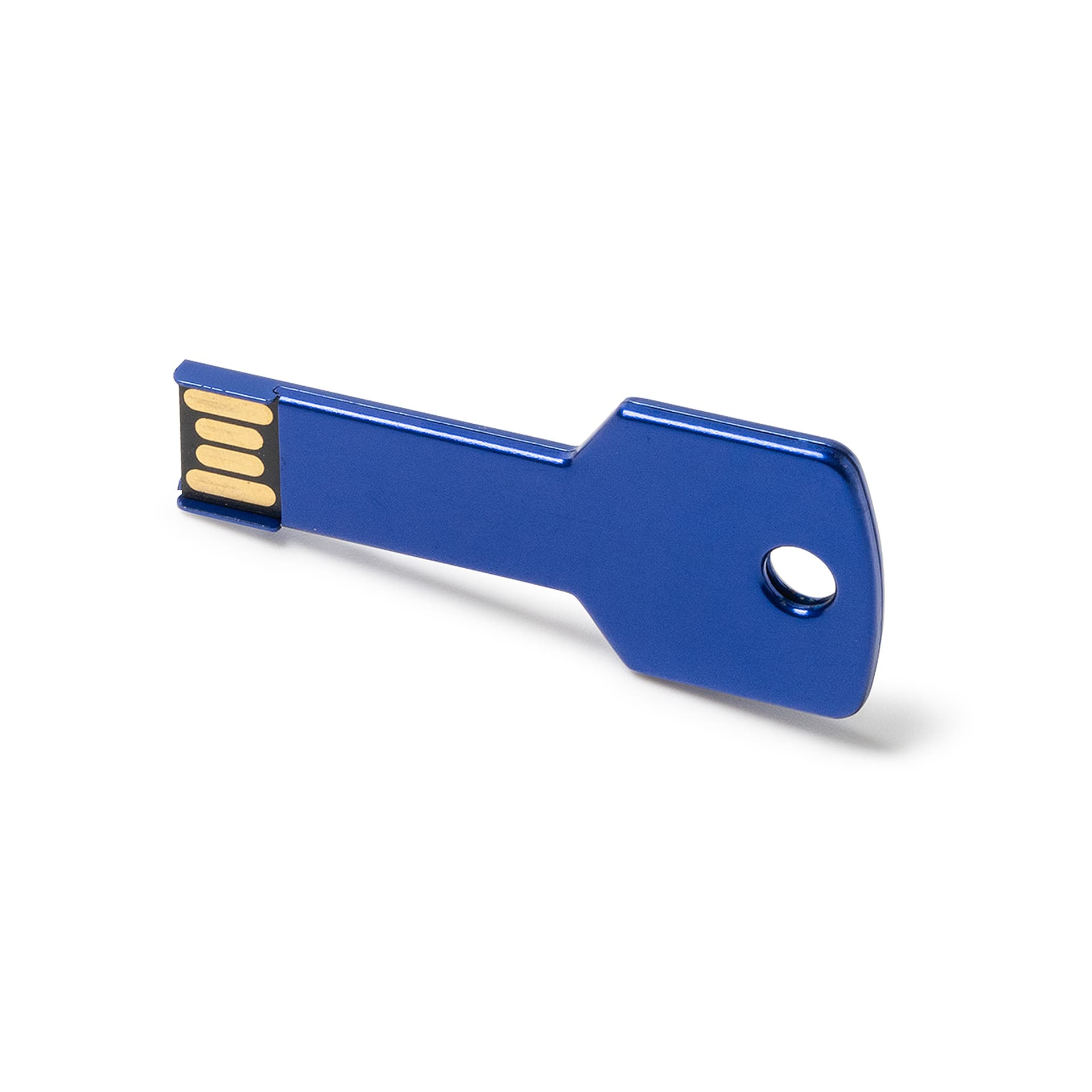 Memoria USB 2.0 de 16 GB en formato llave de aluminio elegante