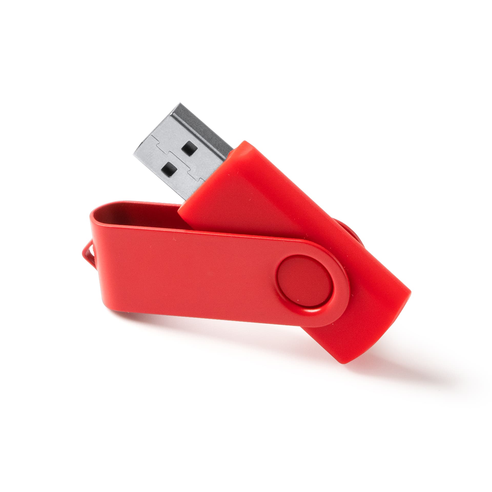 Memoria USB 16 GB con clip giratorio de metal y diseño moderno