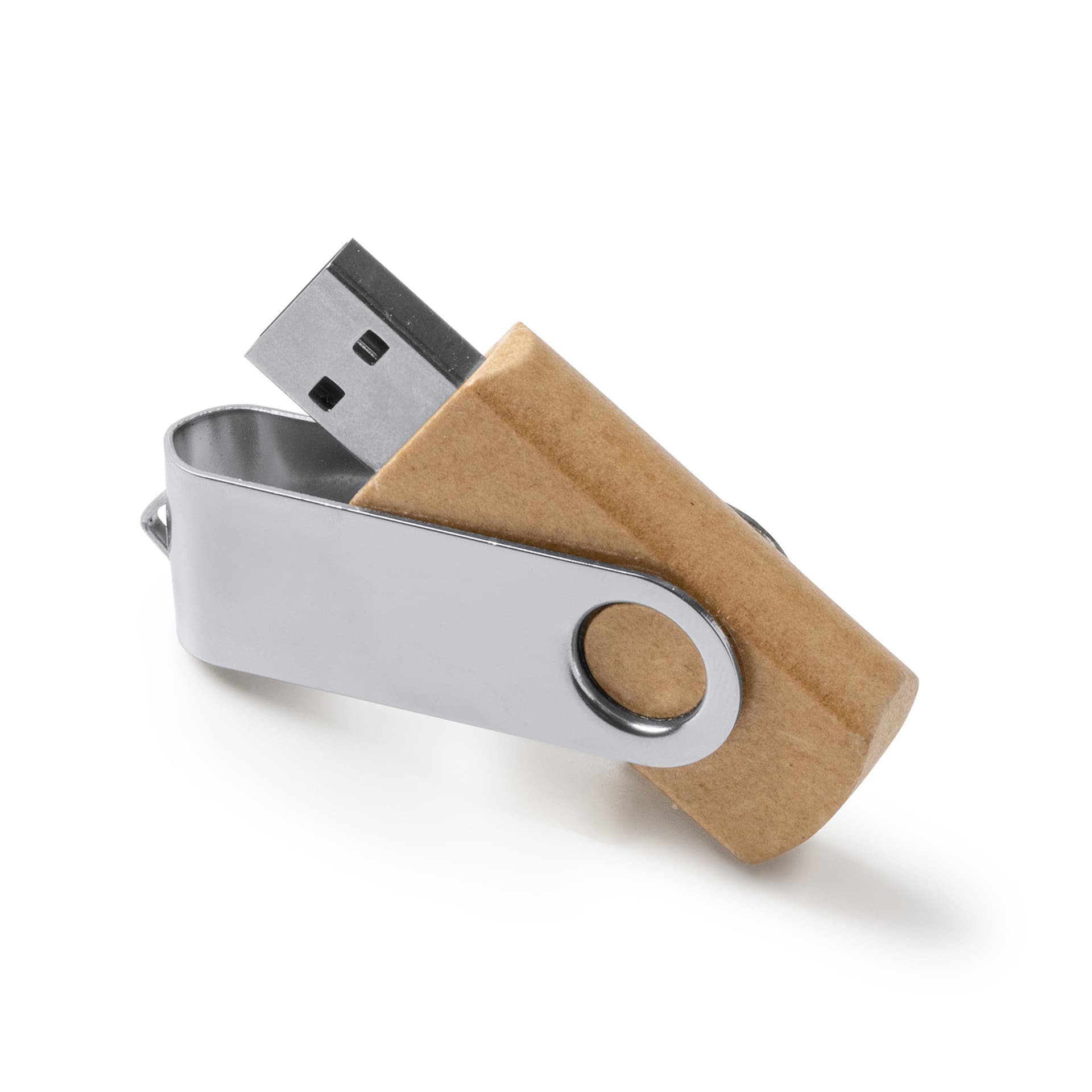 Memoria USB de 16 GB ecológica con diseño en cartón reciclado