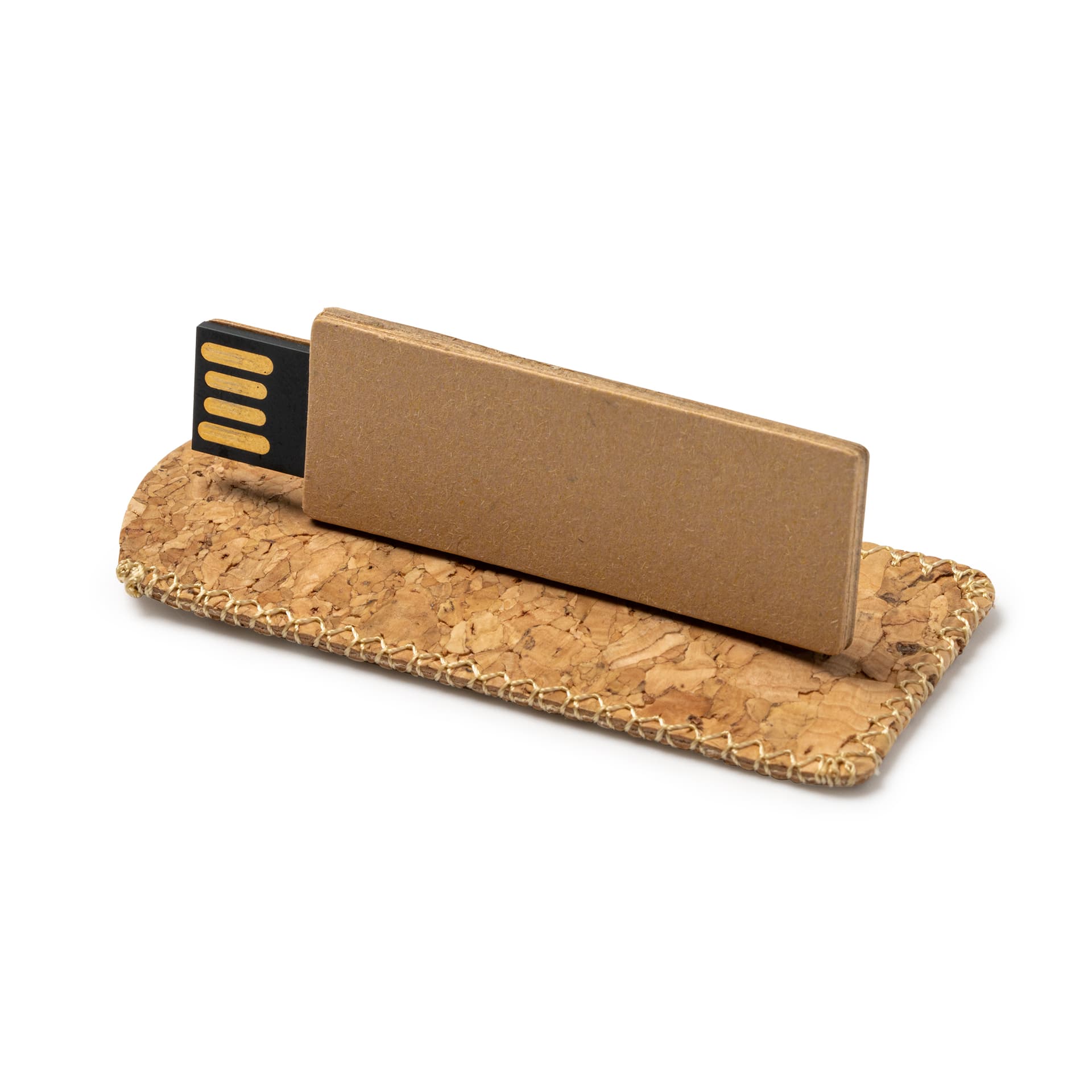 Memoria USB ecológica 16 GB con funda de corcho reciclado