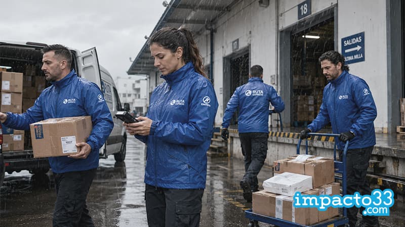 chaquetas impermeables Logística y Distribución Última Milla