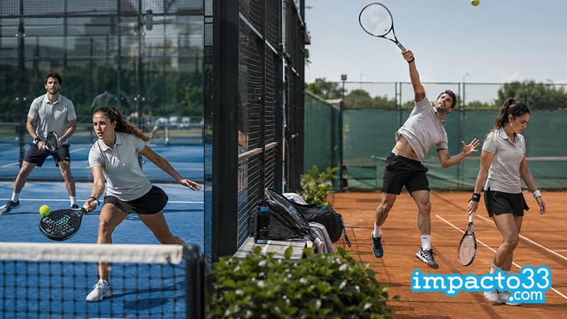 polos deportivos personalizados entorno deportivo pista de tenis y de pádel