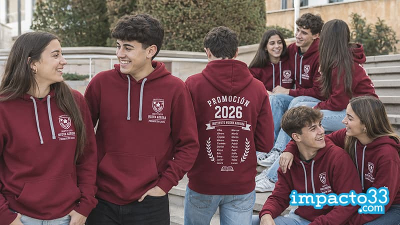 sudaderas de grupos Graduaciones y Promociones Estudiantiles